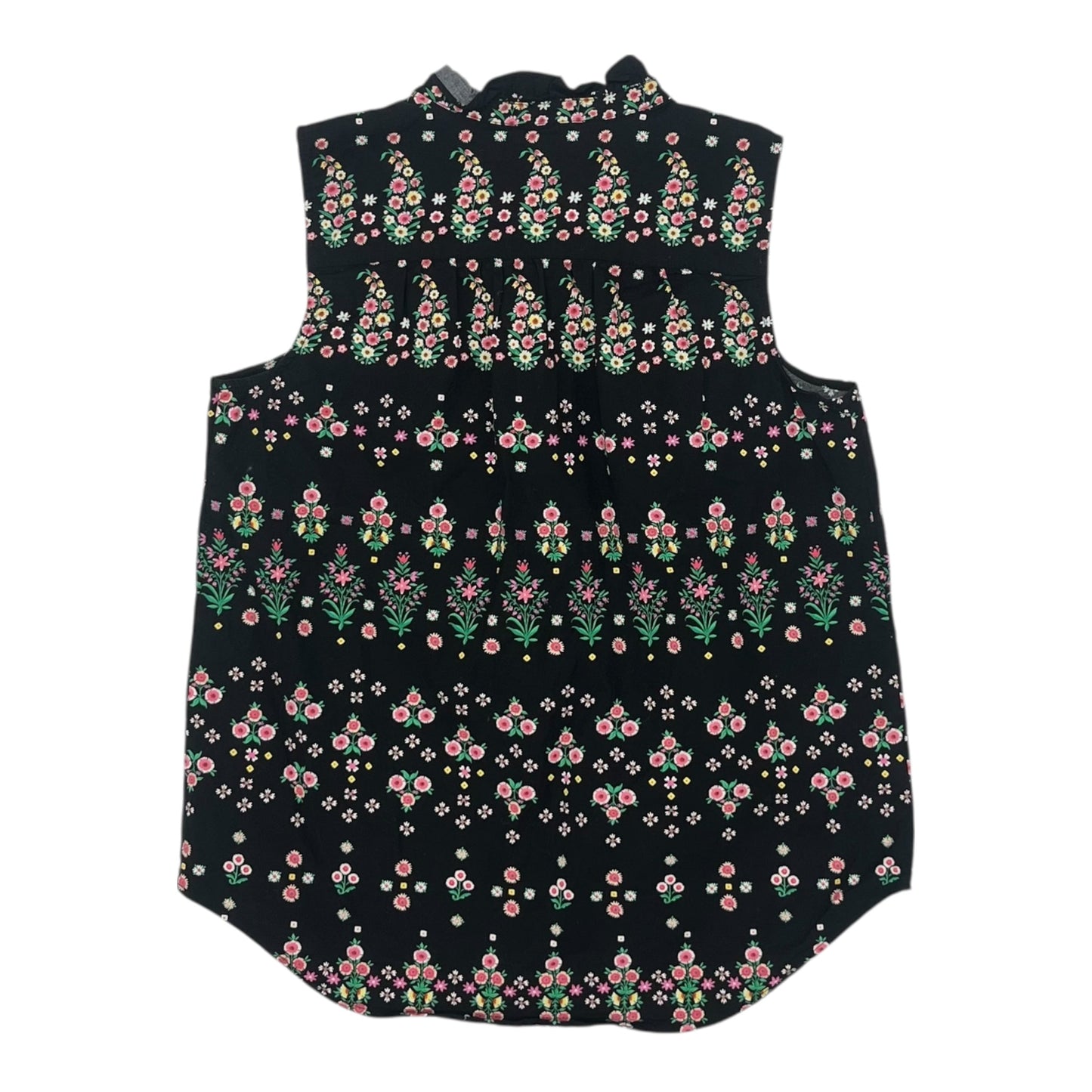 Blouse Sleeveless By Ann Taylor In Floral Print, Size:M