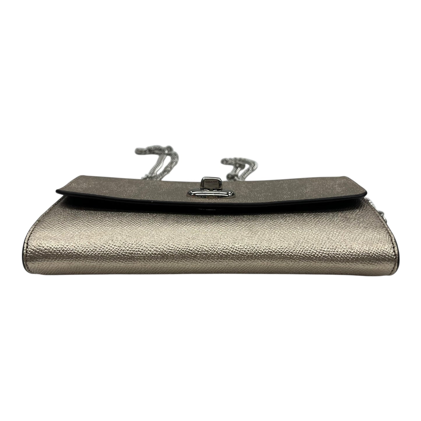 Crossbody Designer By Coach In Gold, Size:Medium