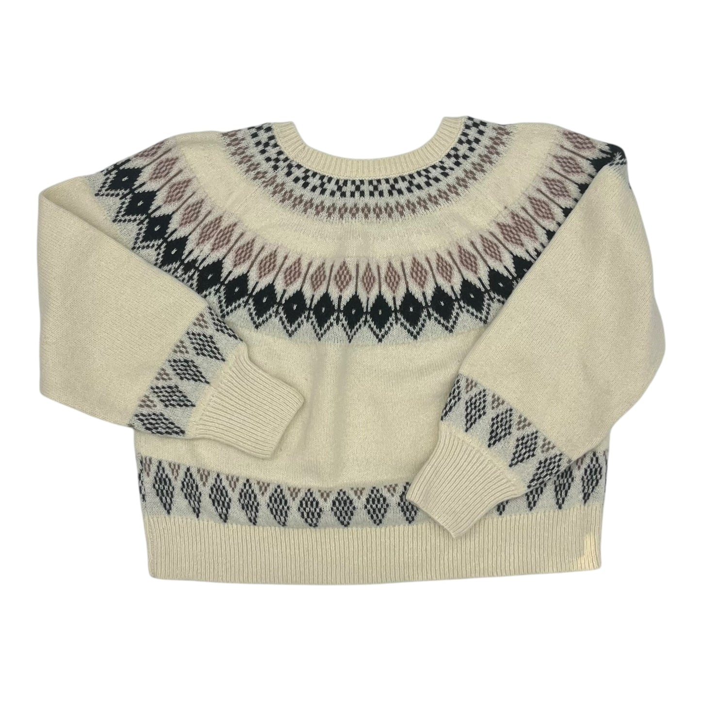 Sweater By Lucky Brand In Cream, Size:Xl