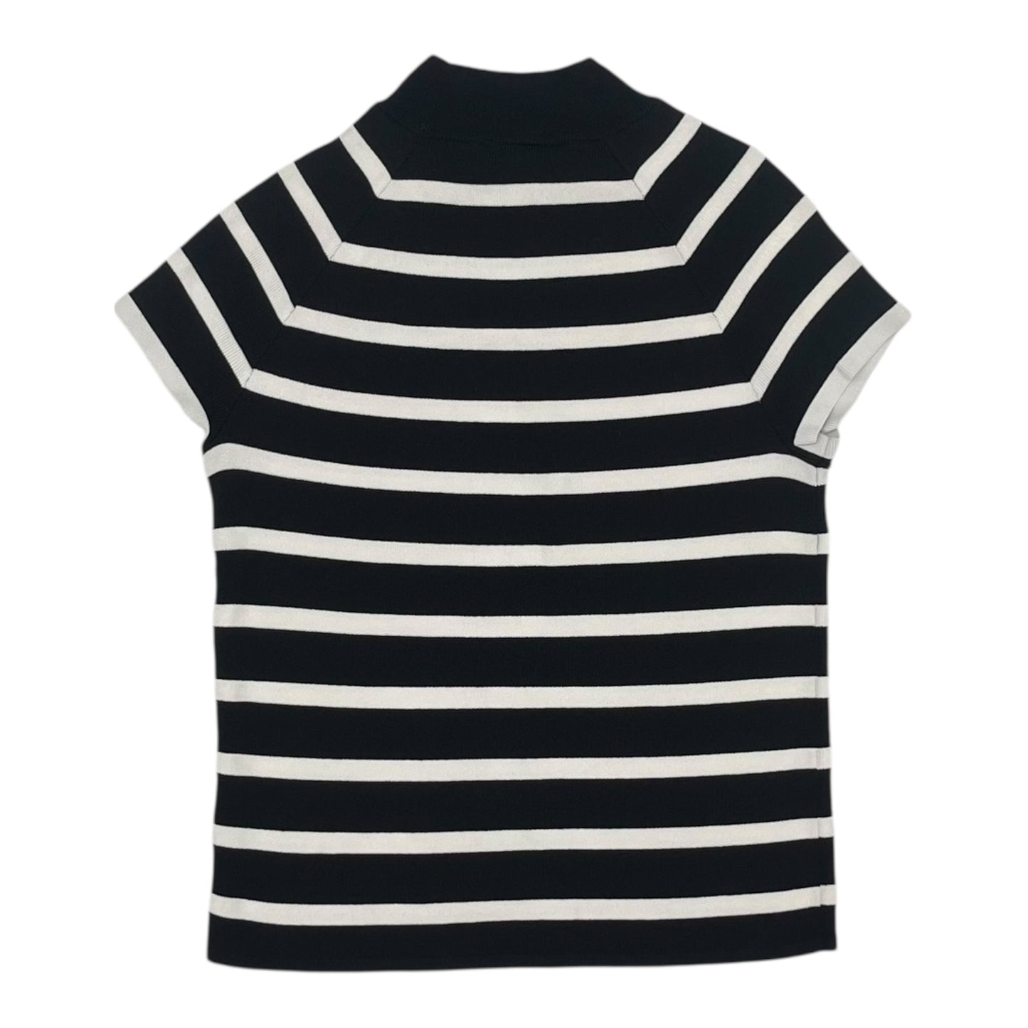 Sweater Ss By Worthington In Black & White, Size:S