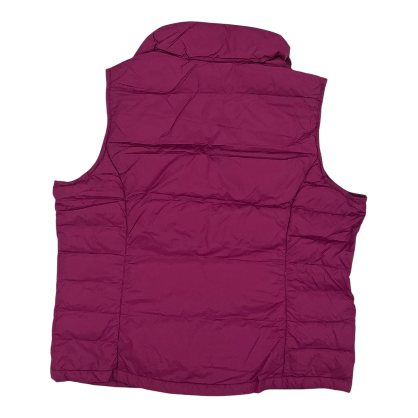 Vest Puffer & Quilted By Lands End In Pink, Size:L