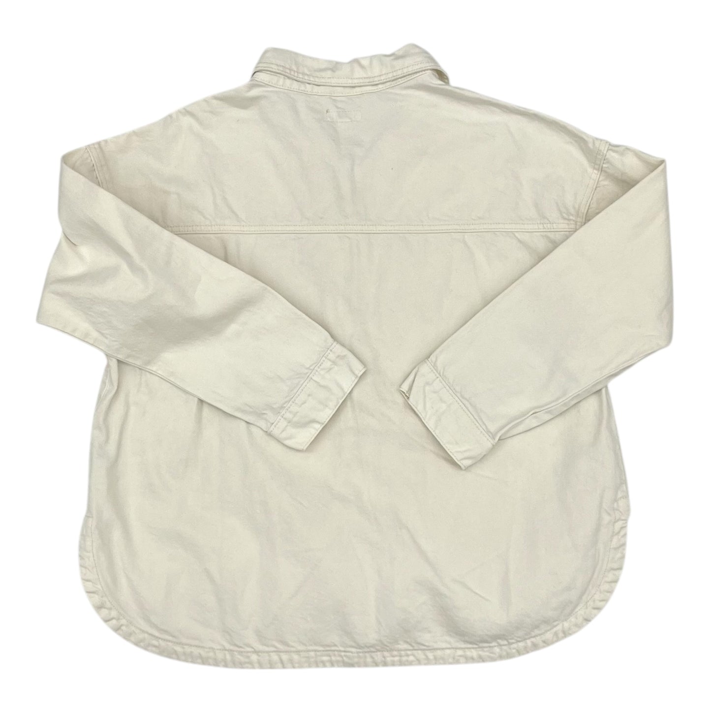 Jacket Denim By Easel In Cream, Size:L