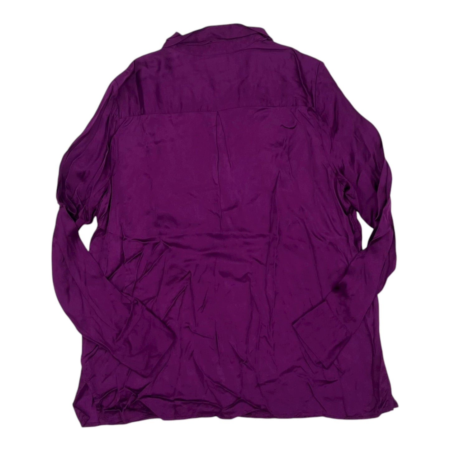 Blouse Ls By J. Jill In Purple, Size:M