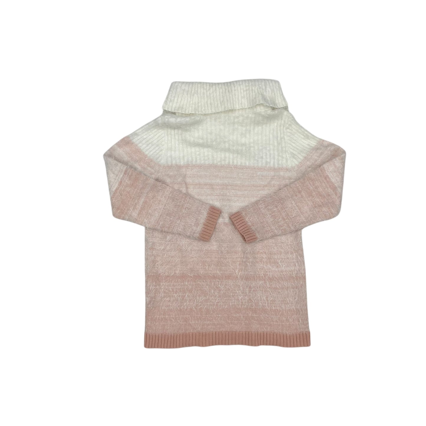 Sweater By Calvin Klein In Pink & White, Size:L
