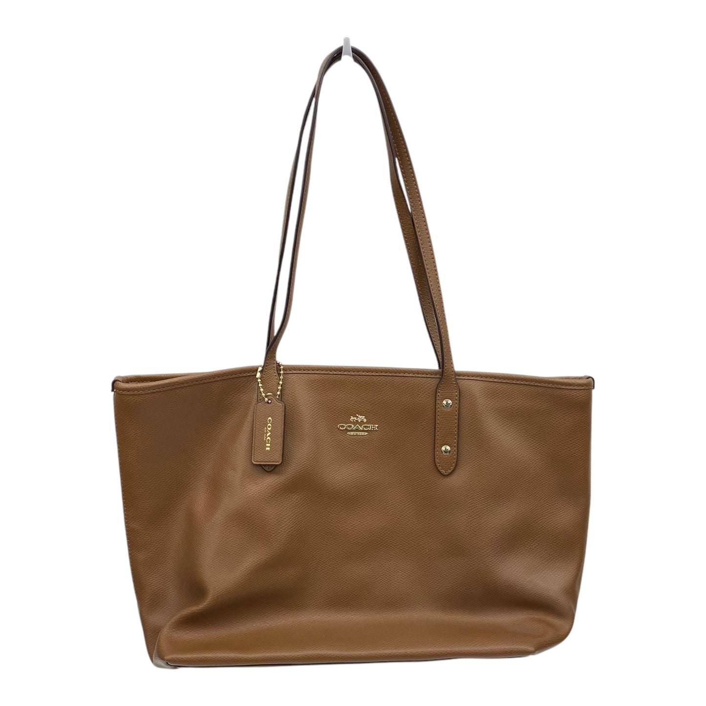 Handbag Designer By Coach In Brown, Size:Medium