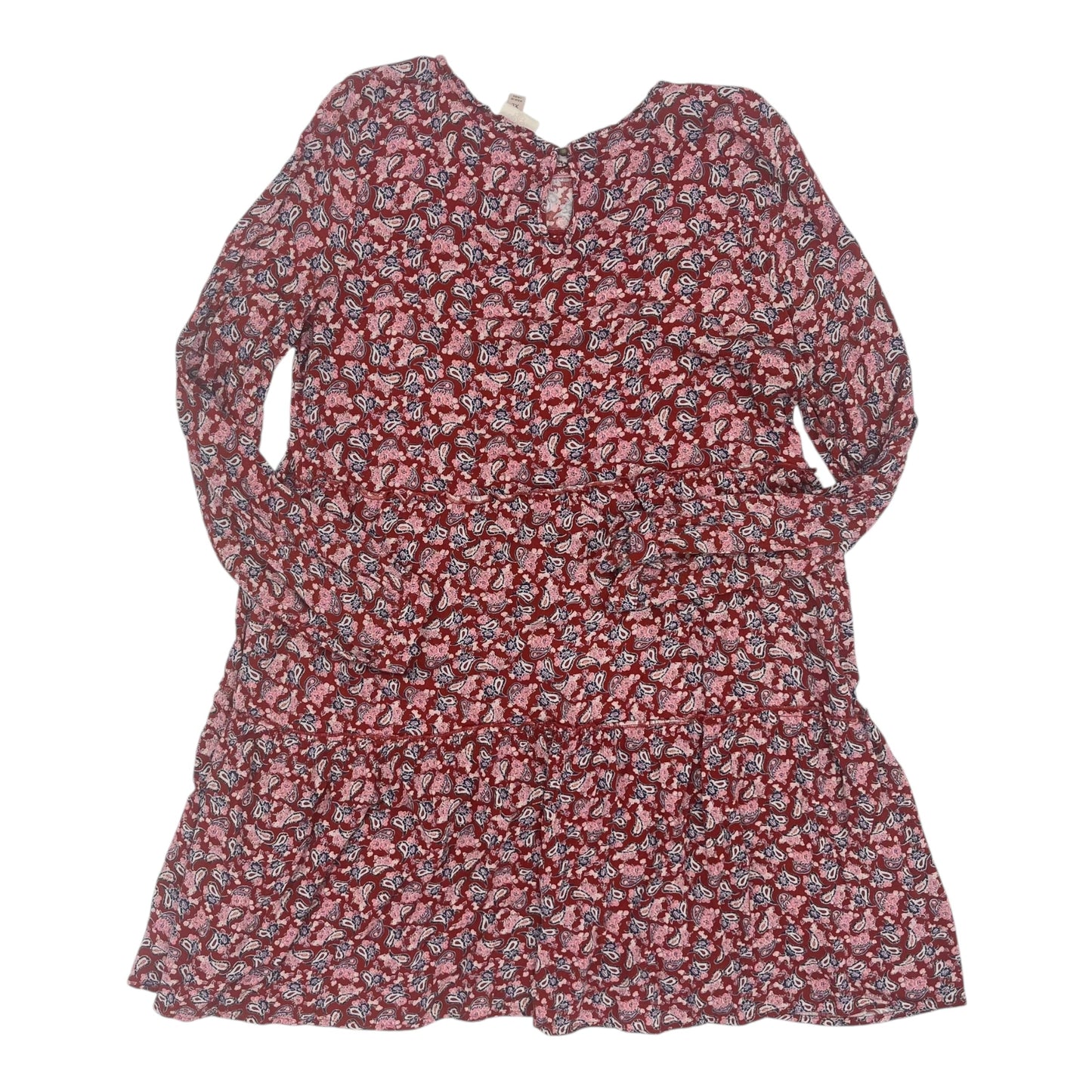 Dress Casual Short By Knox Rose In Red, Size:Xl
