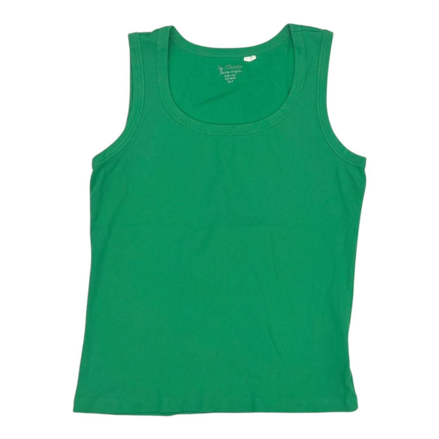 Tank Top By Chicos In Green, Size:Xl