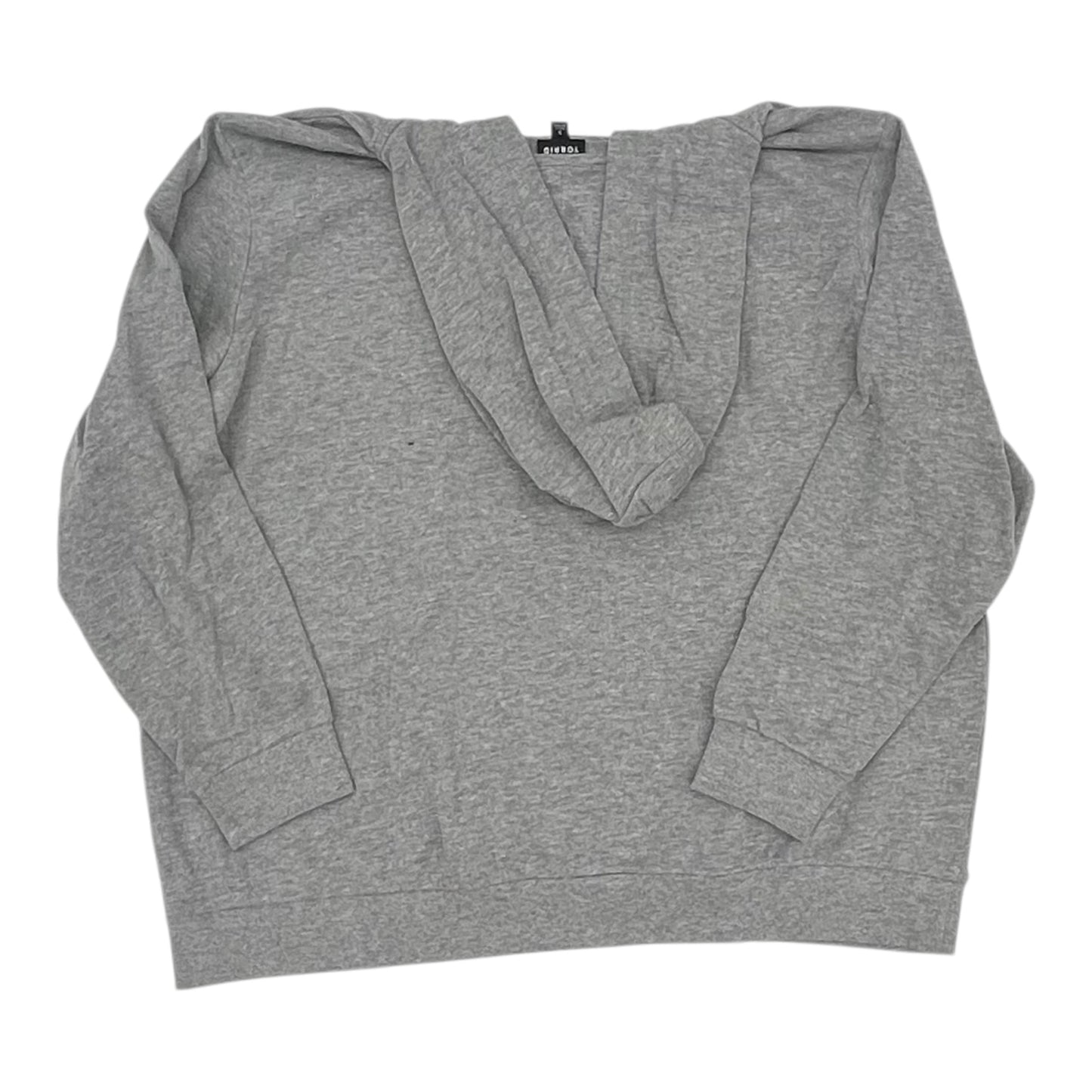 Sweatshirt Hoodie By Torrid In Grey, Size:3X