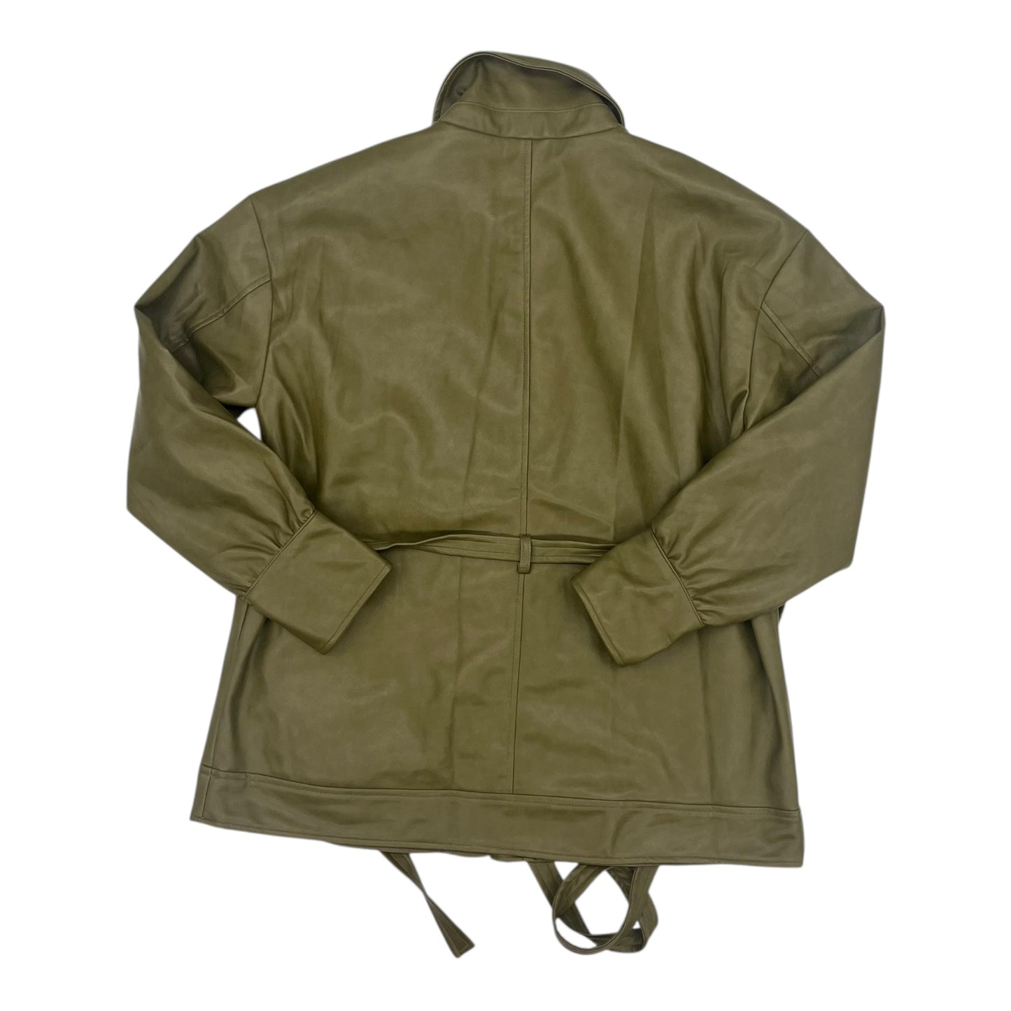 Jacket Utility By Clothes Mentor In Green, Size:L