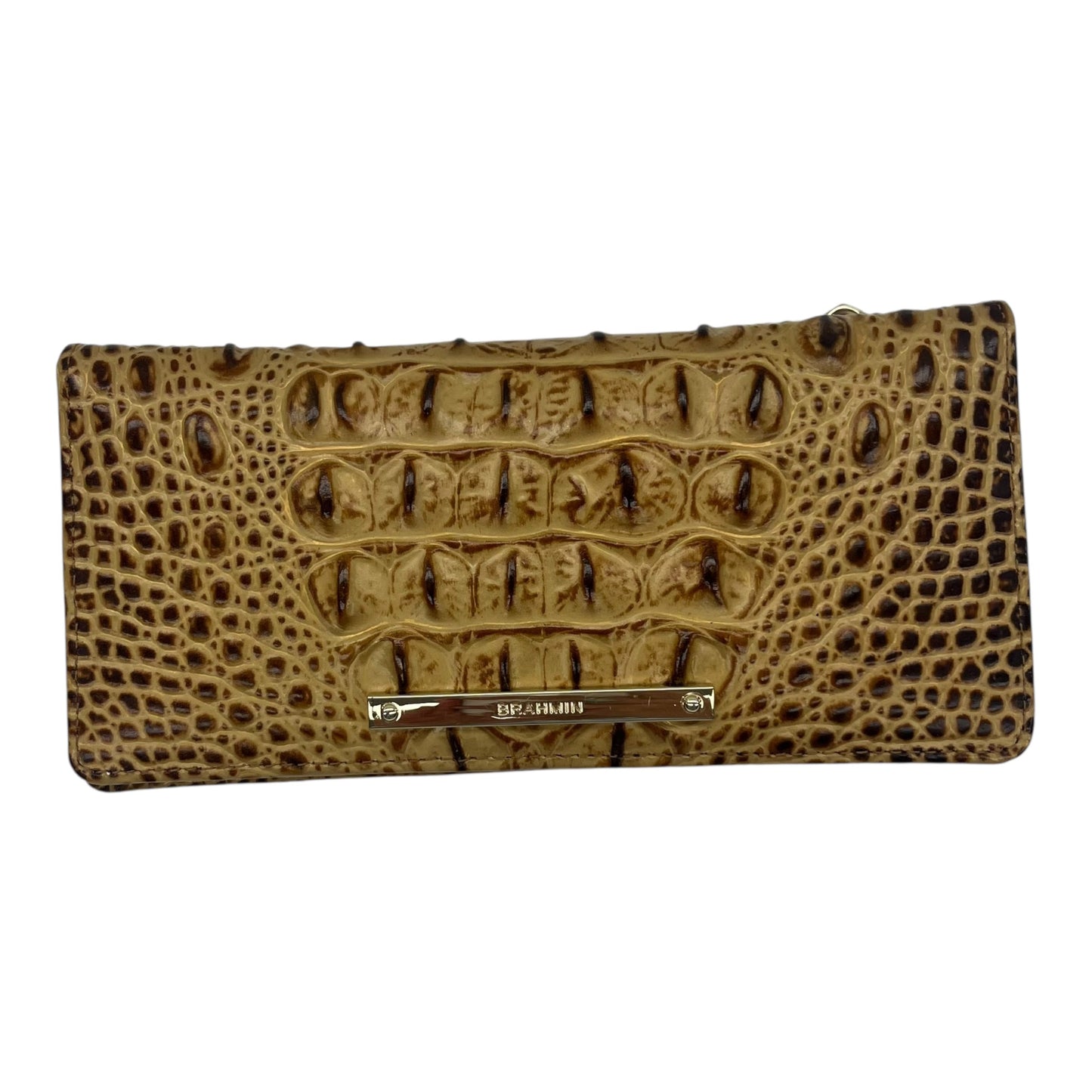 Wallet Designer By Brahmin In Tan, Size:Medium