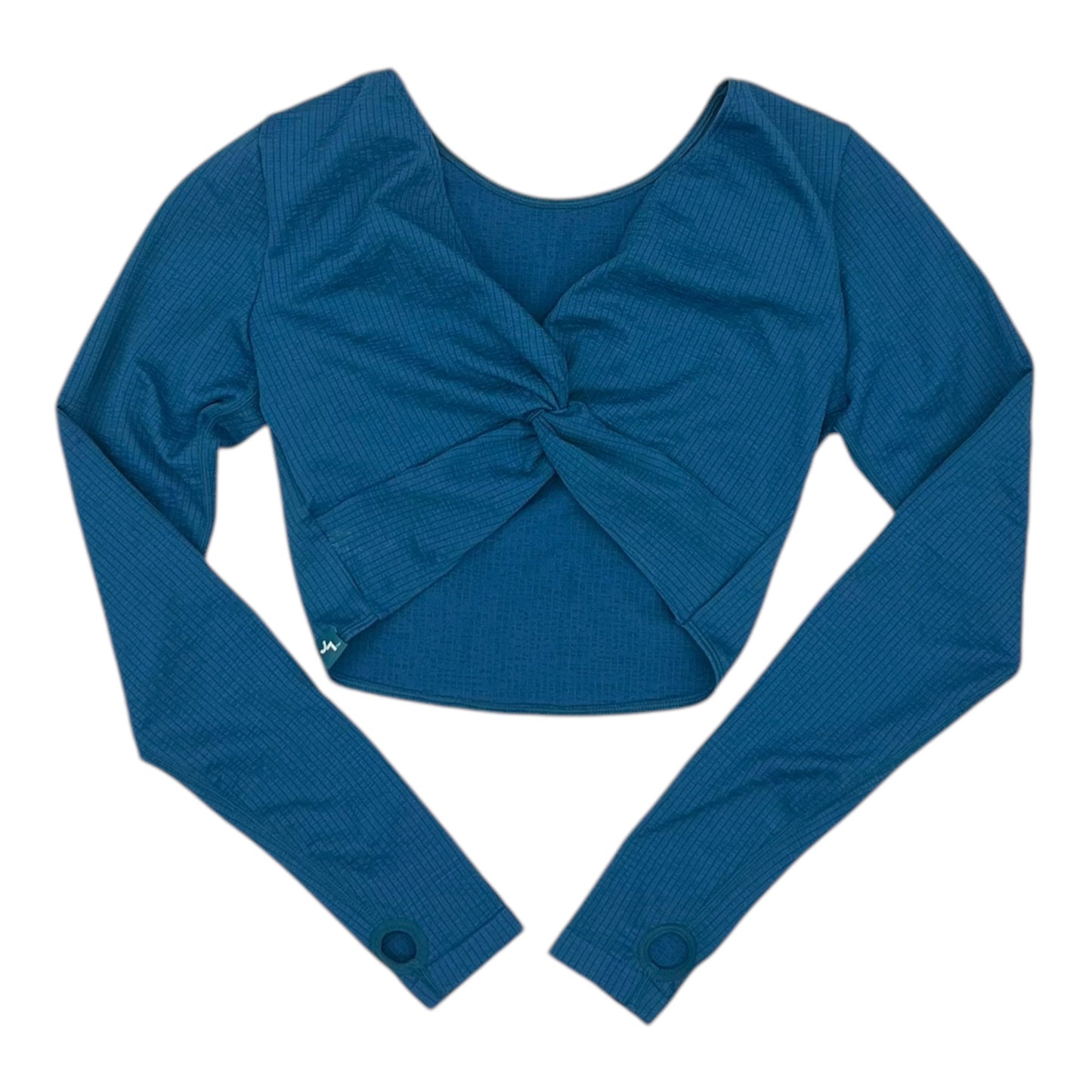 Athletic Top Ls Crewneck By Joy Lab In Blue, Size:M