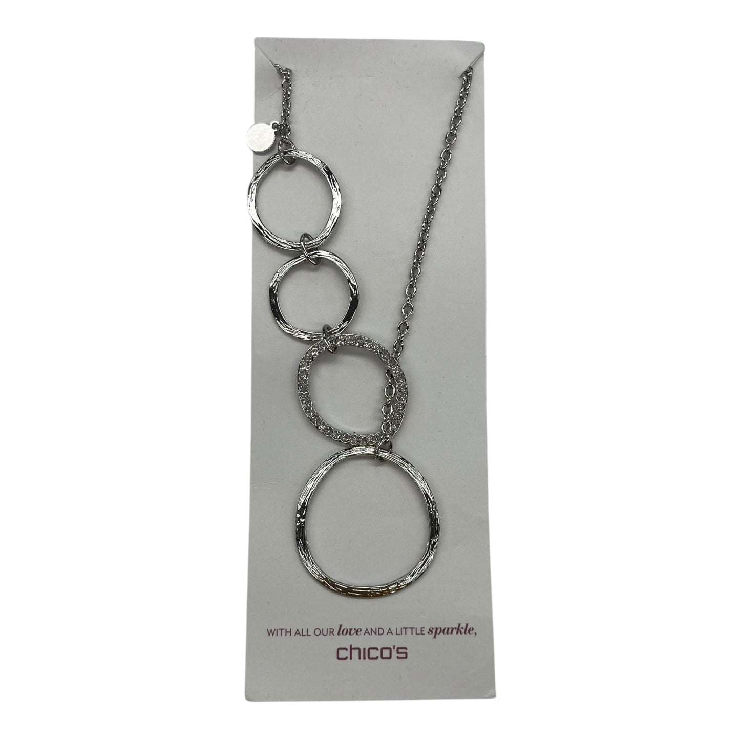 Necklace Statement By Chicos In Silver