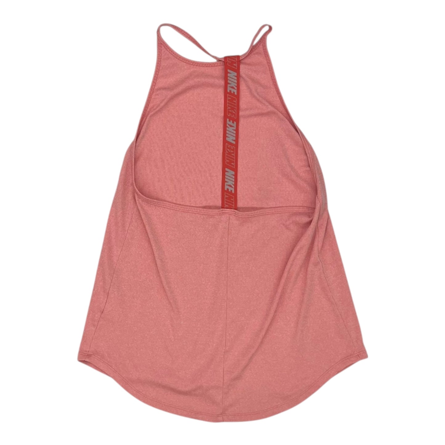 Athletic Tank Top By Nike In Orange, Size:M