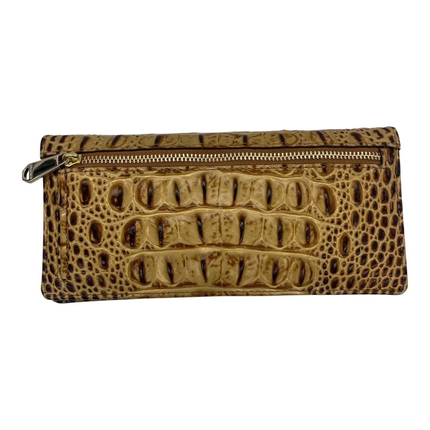 Wallet Designer By Brahmin In Tan, Size:Medium