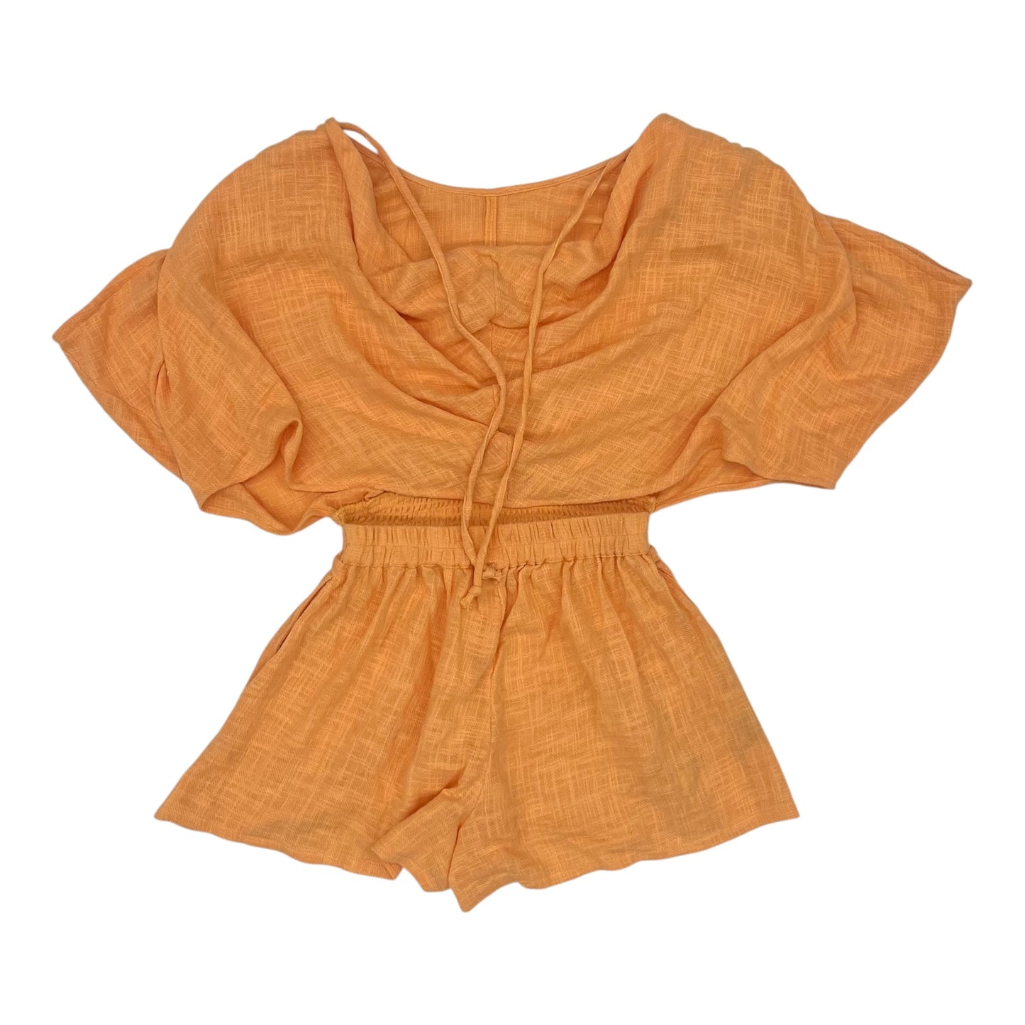 ROMPER by FREE PEOPLE in ORANGE, Size:XS