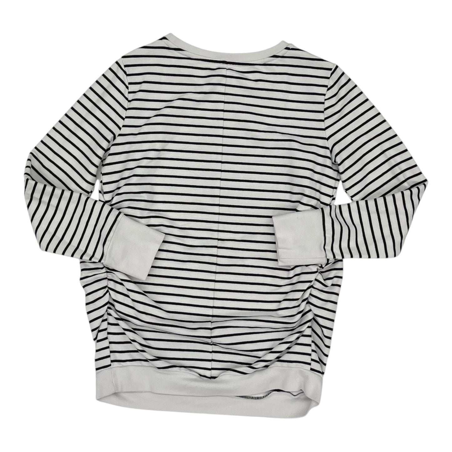 Mat Top Ls By Isabel Maternity In Striped Pattern, Size:S