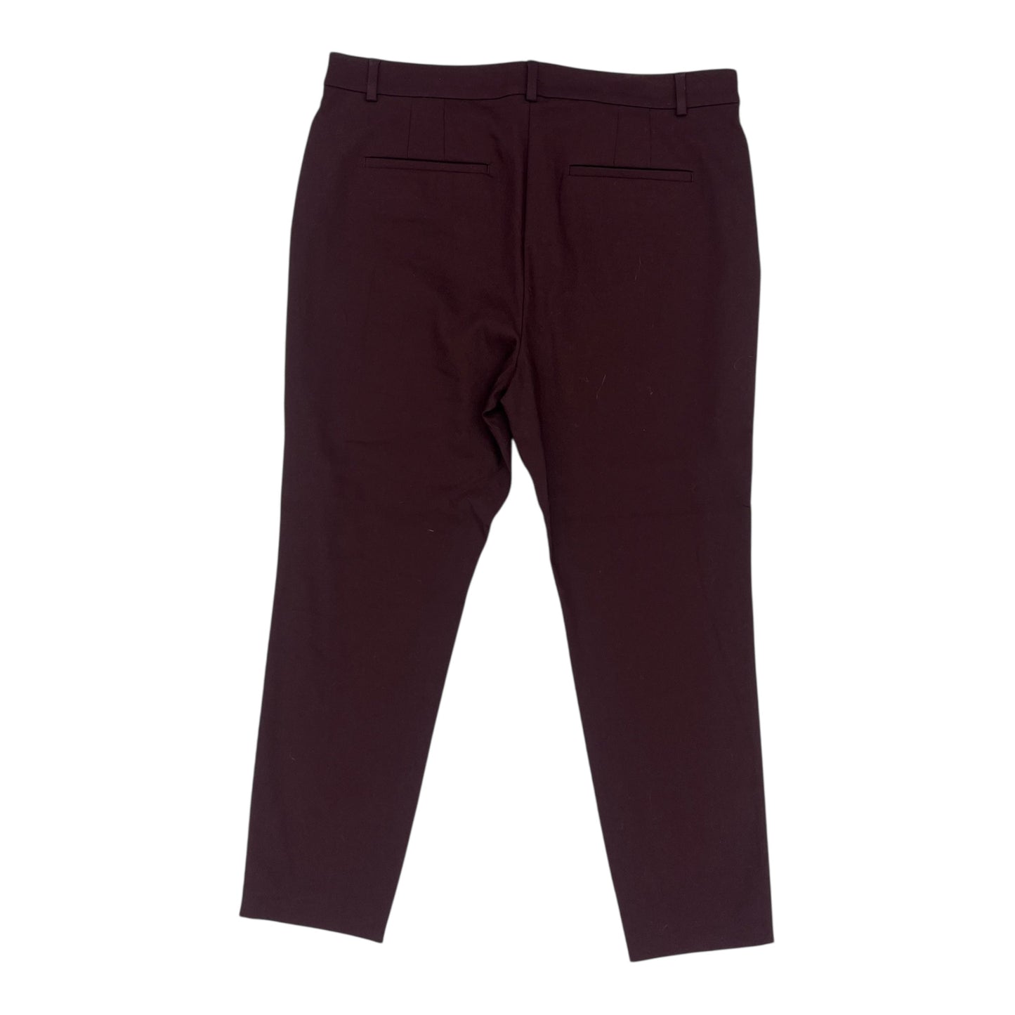 Pants Chinos & Khakis By Loft In Maroon, Size:12
