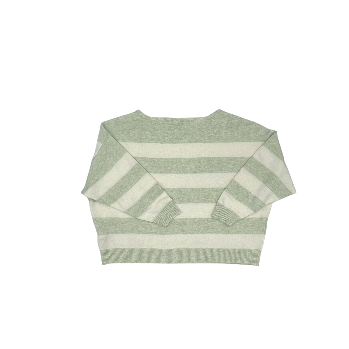 Sweater By American Eagle In Cream & Green, Size:Xxl