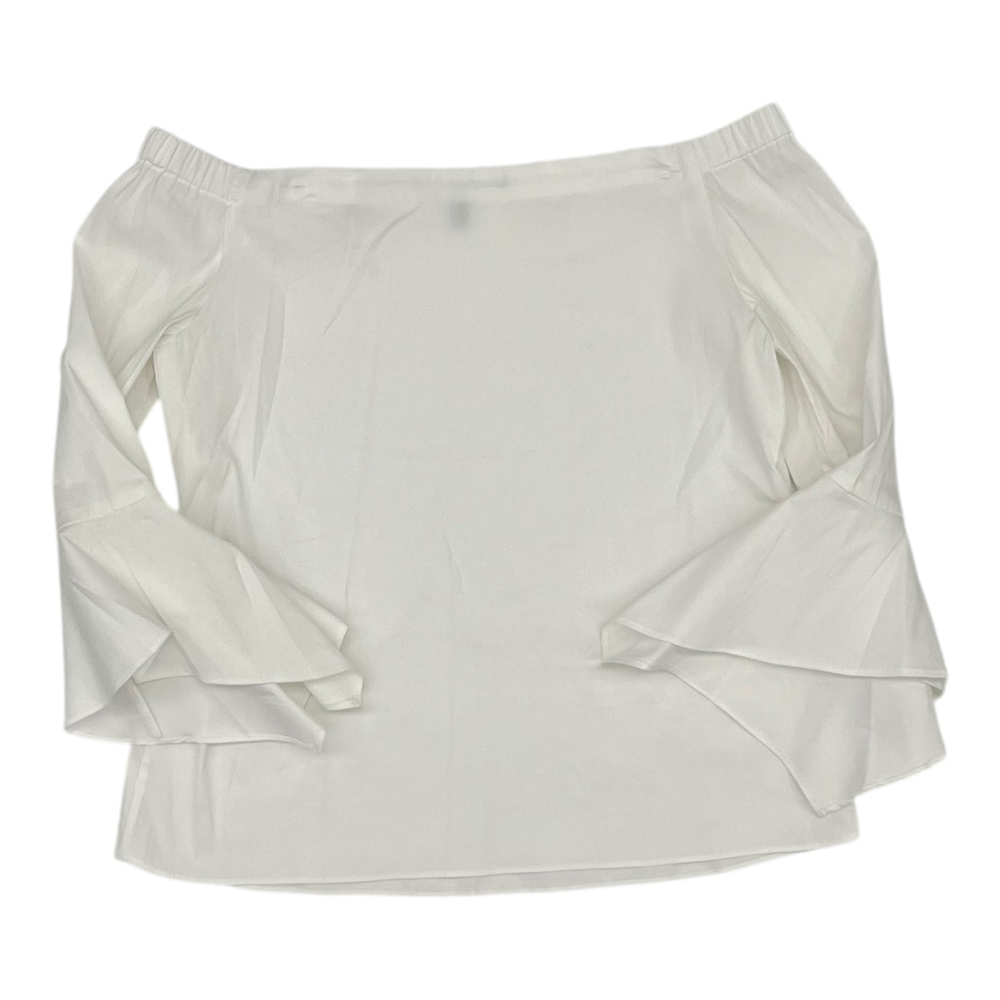 Top 3/4 Sleeve By White House Black Market In Cream, Size:S