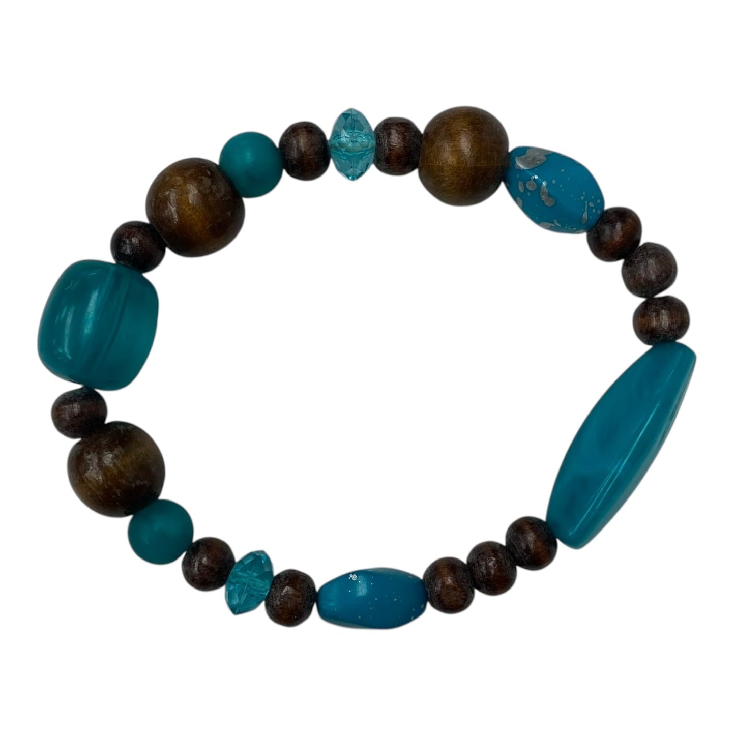 Bracelet Beaded By Clothes Mentor In Brown & Green