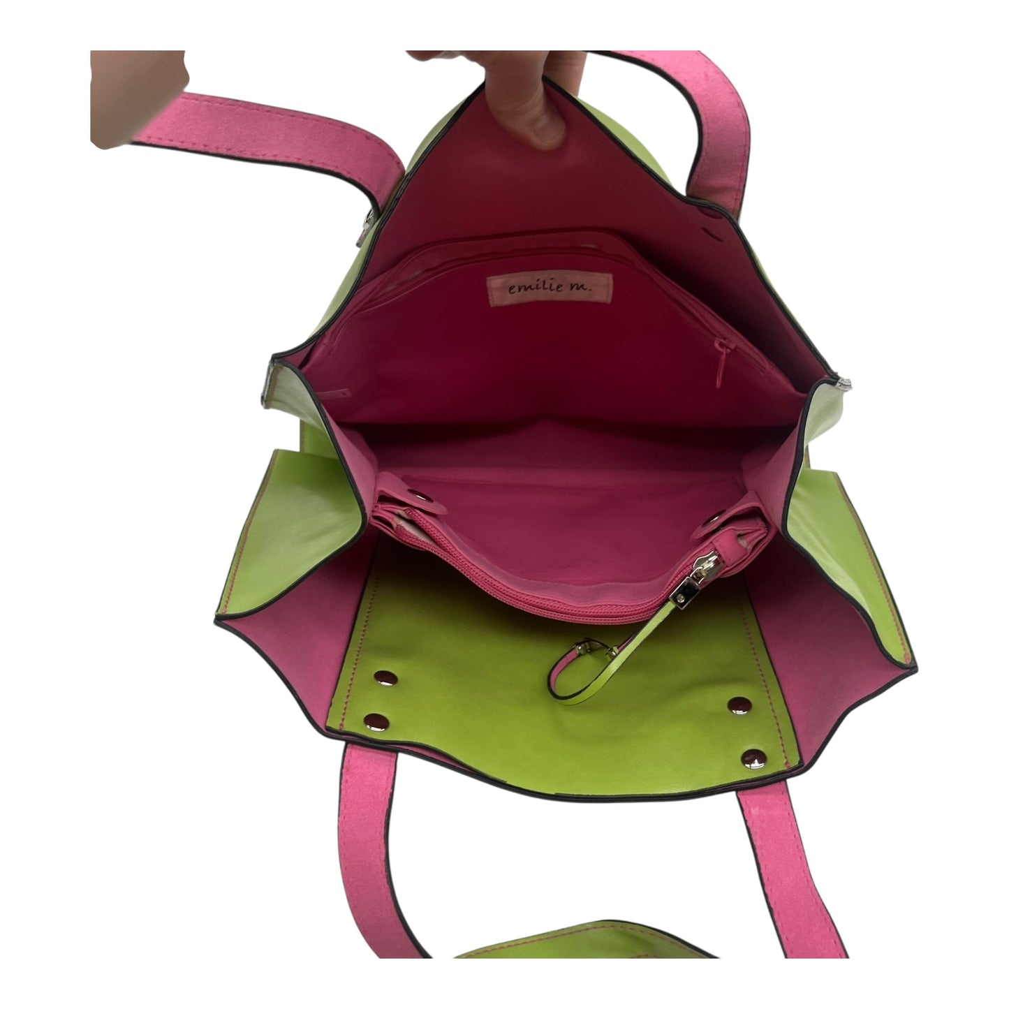 Handbag By Clothes Mentor In Green, Size:Large