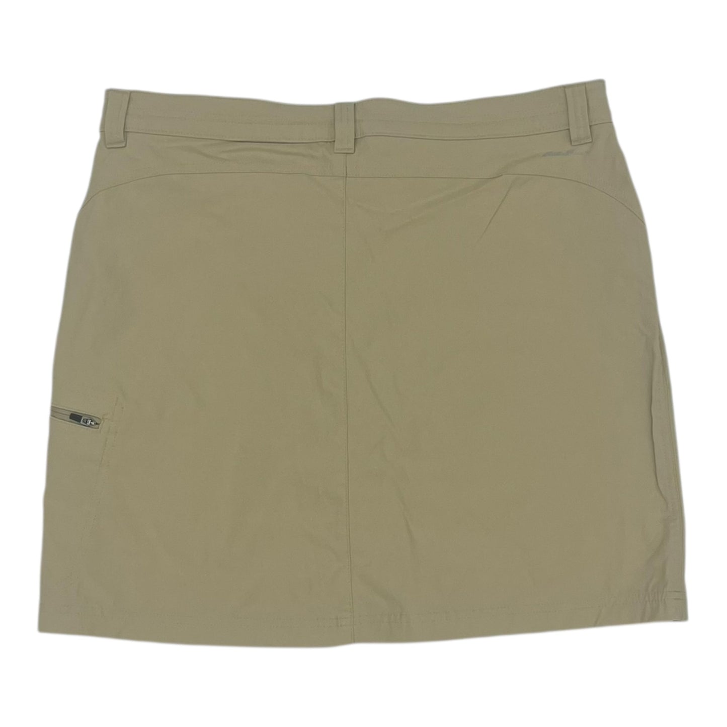 Athletic Skirt By Eddie Bauer In Tan, Size:L