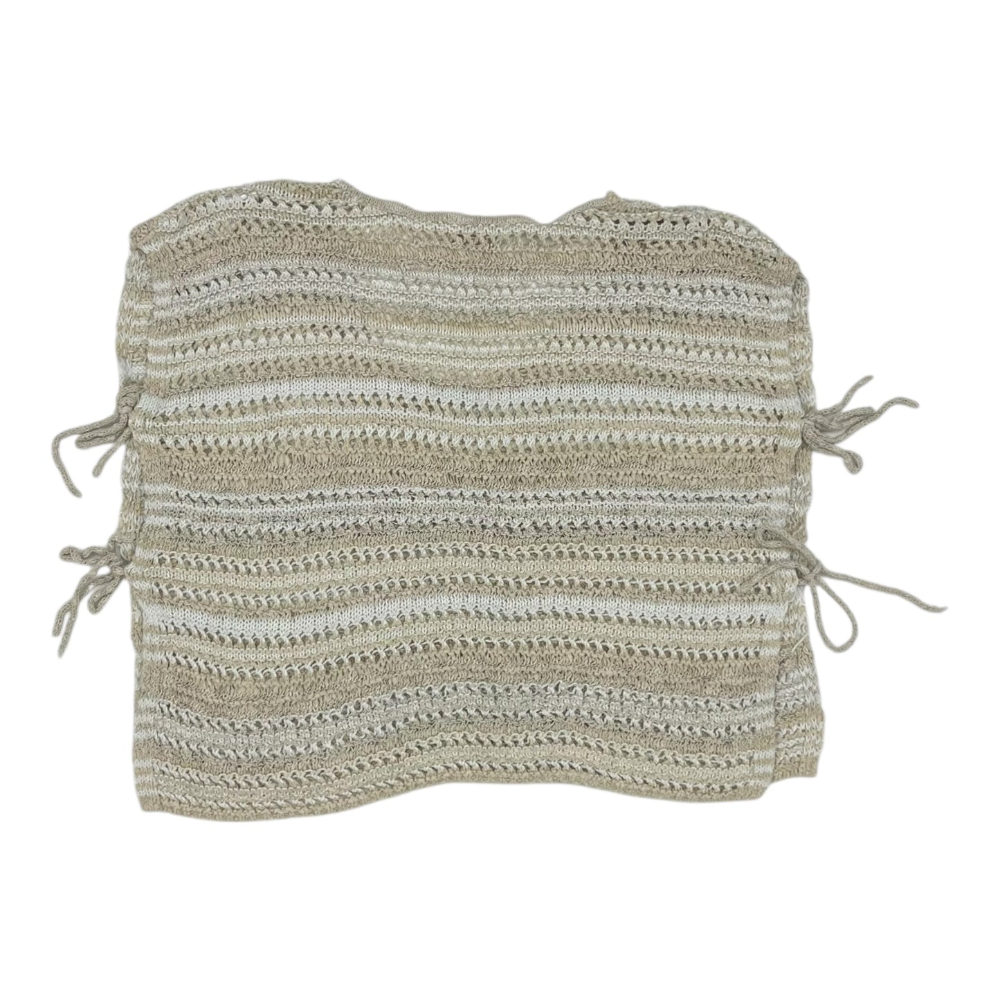 Vest Sweater By Jessica Simpson Maternity In Tan, Size:M