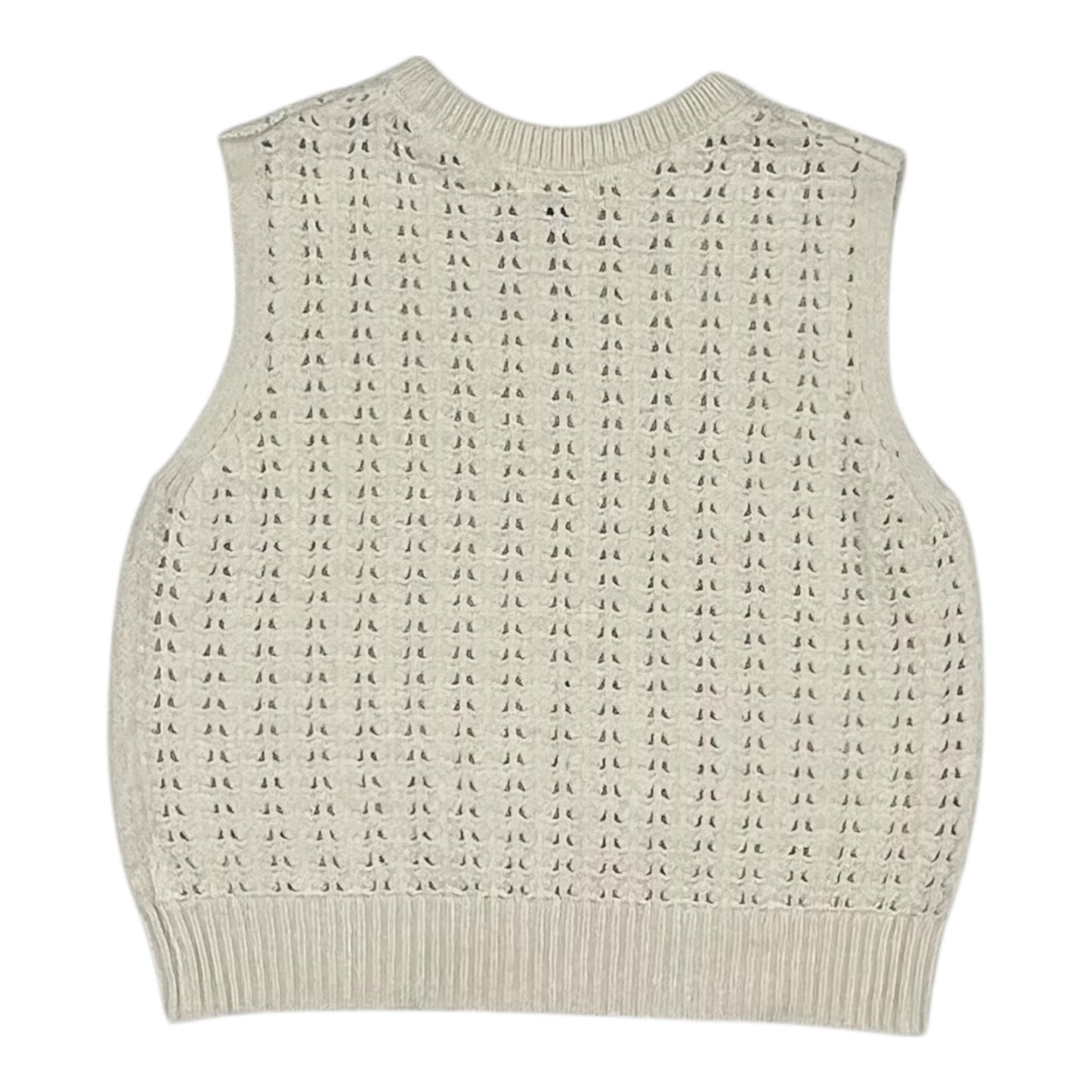 Vest Sweater By Universal Thread In Cream, Size:M