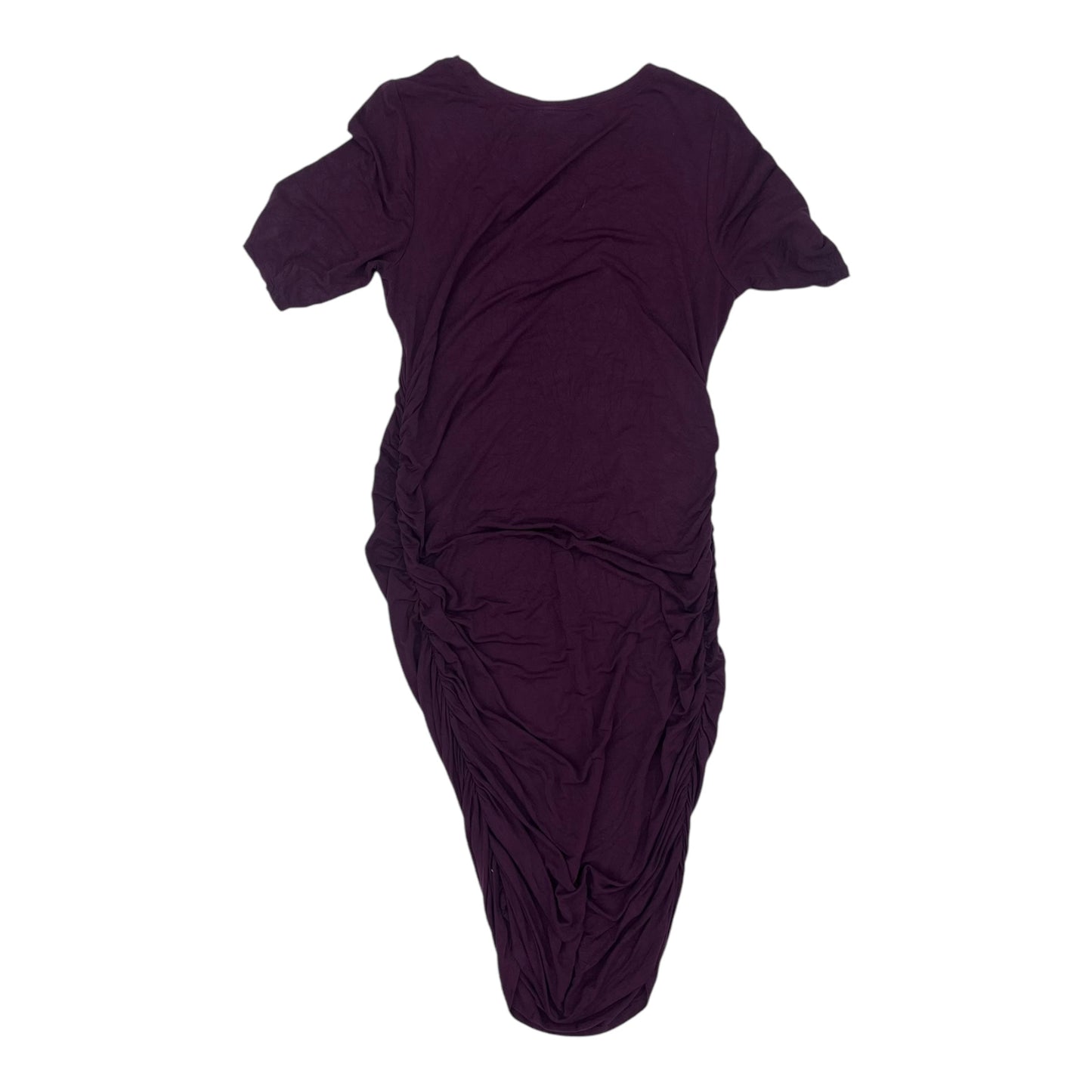 Mat Dress By Motherhood In Purple, Size:L