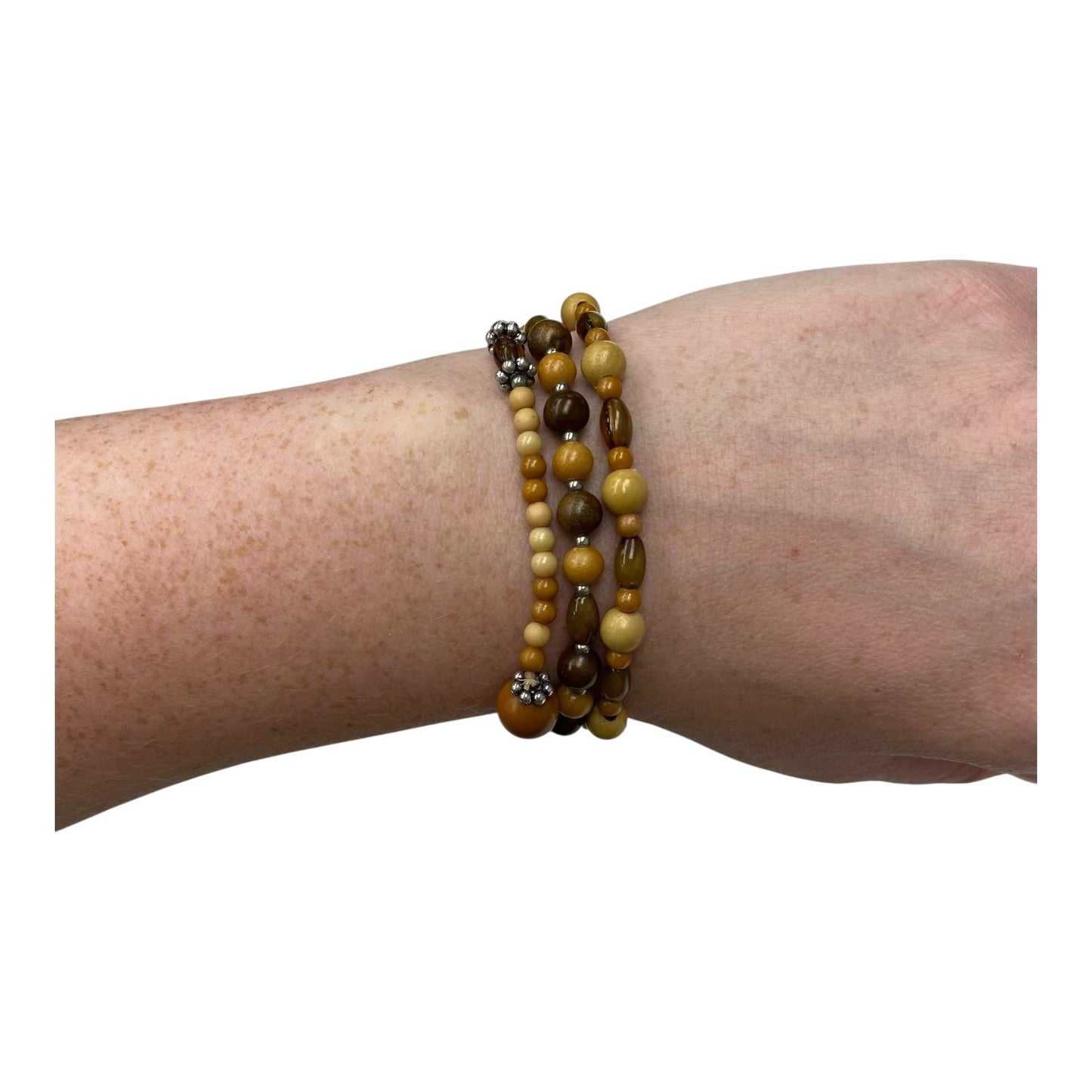 Bracelet Set By Clothes Mentor In Brown, Size:03 Piece Set