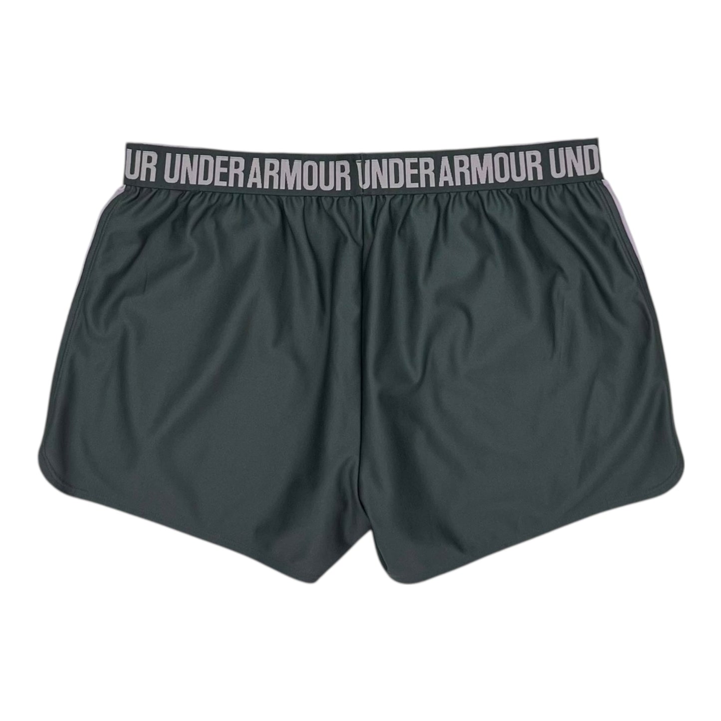 Athletic Shorts By Under Armour In Grey & Purple, Size:Xl
