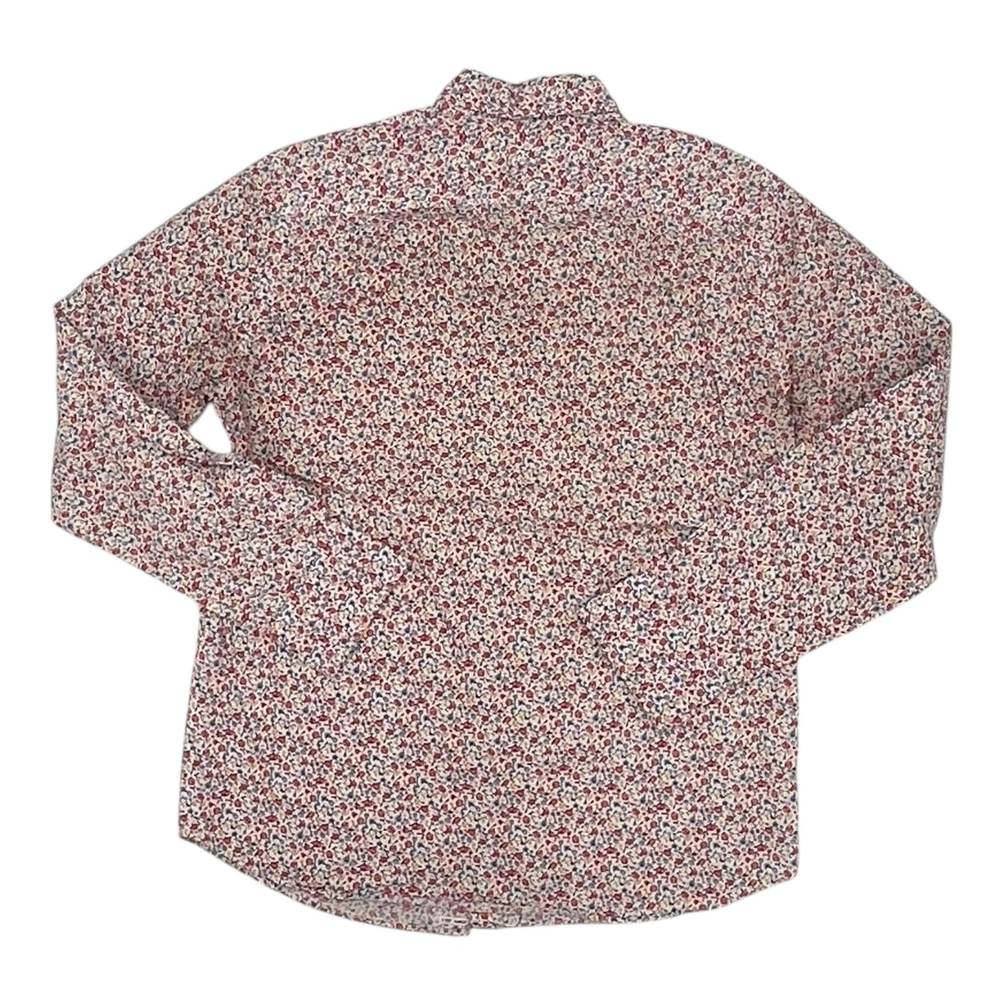 Blouse Ls By J. Crew In Floral Print, Size:M