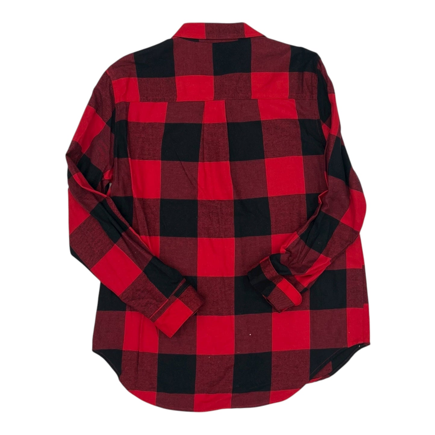 Blouse Ls By Old Navy In Black & Red, Size:L