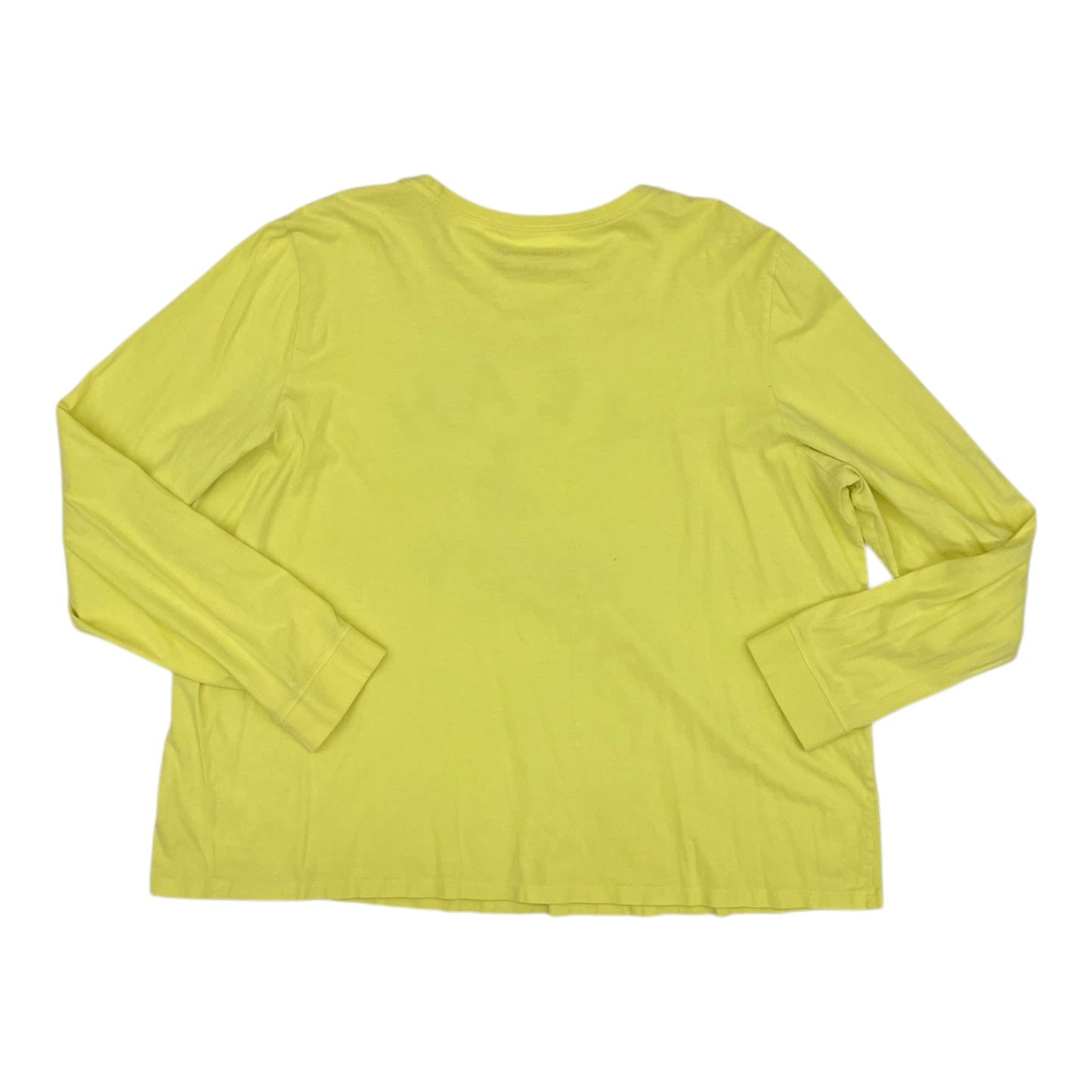 Top Ls By Life Is Good In Yellow, Size:3X