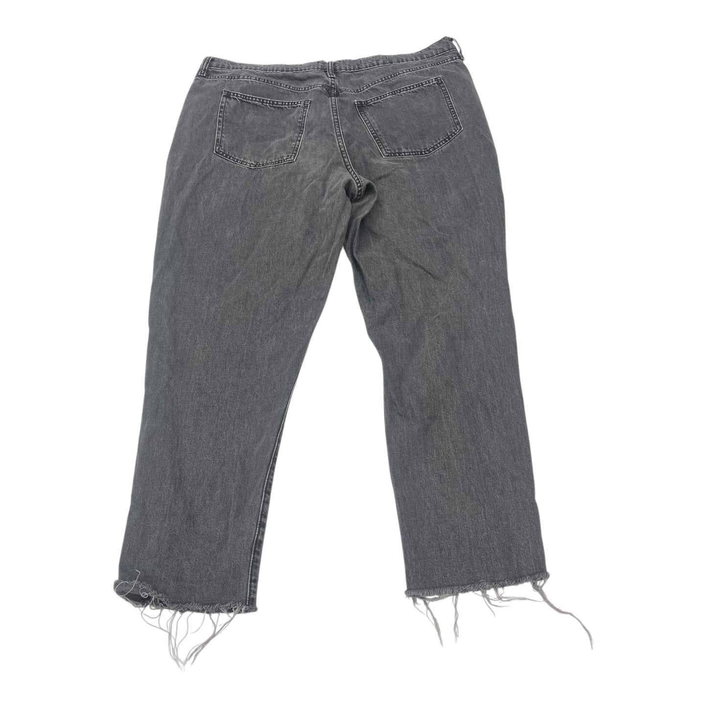 Jeans Boyfriend By Universal Thread In Black Denim, Size:18
