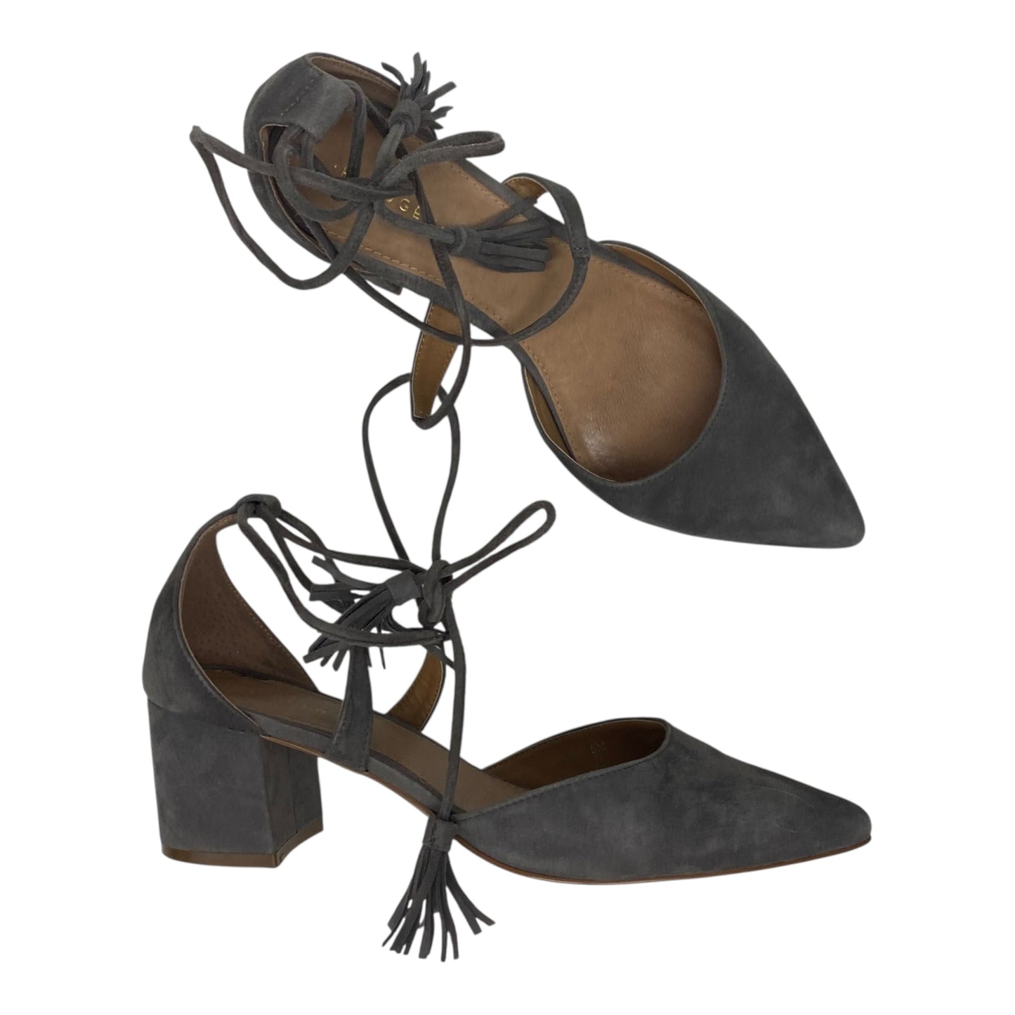 Shoes Heels Block By Halogen In Grey, Size:6