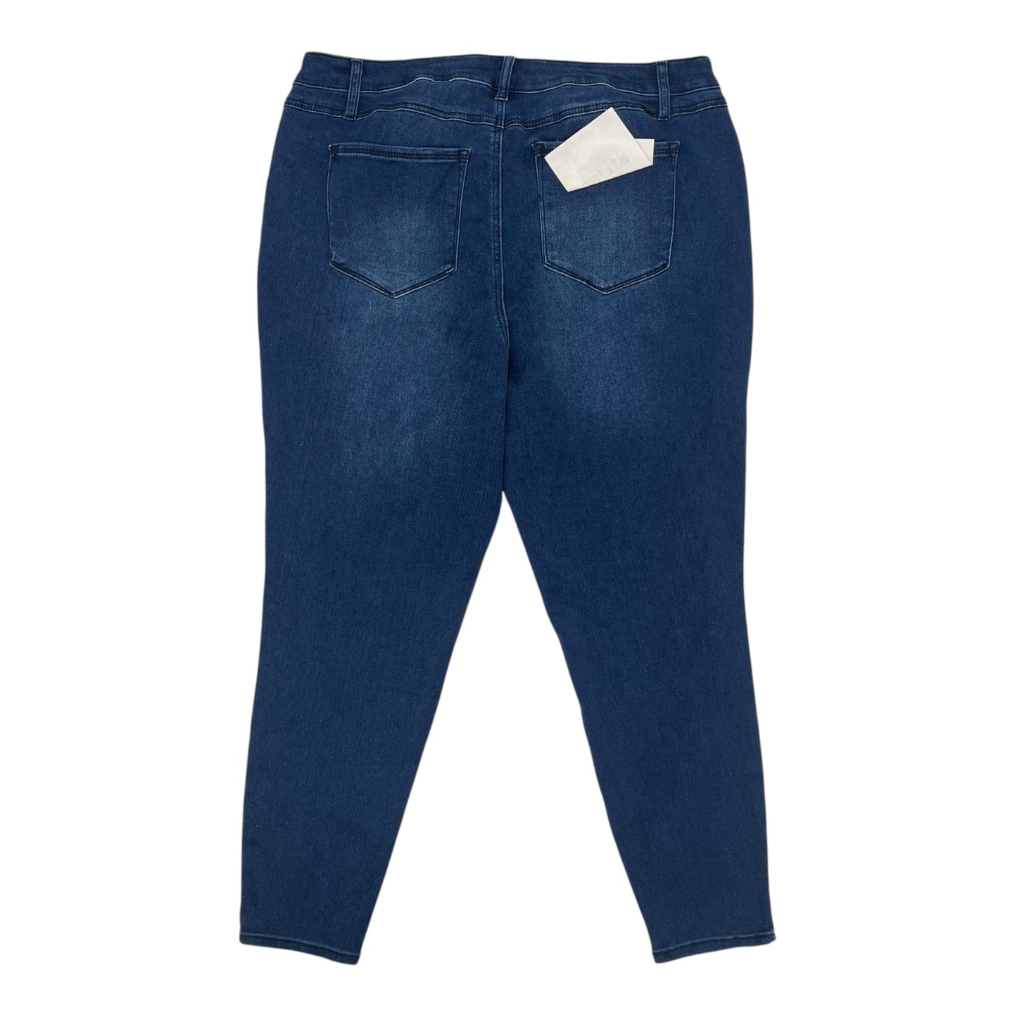 Jeans Skinny By 1822 Denim In Blue Denim, Size:18