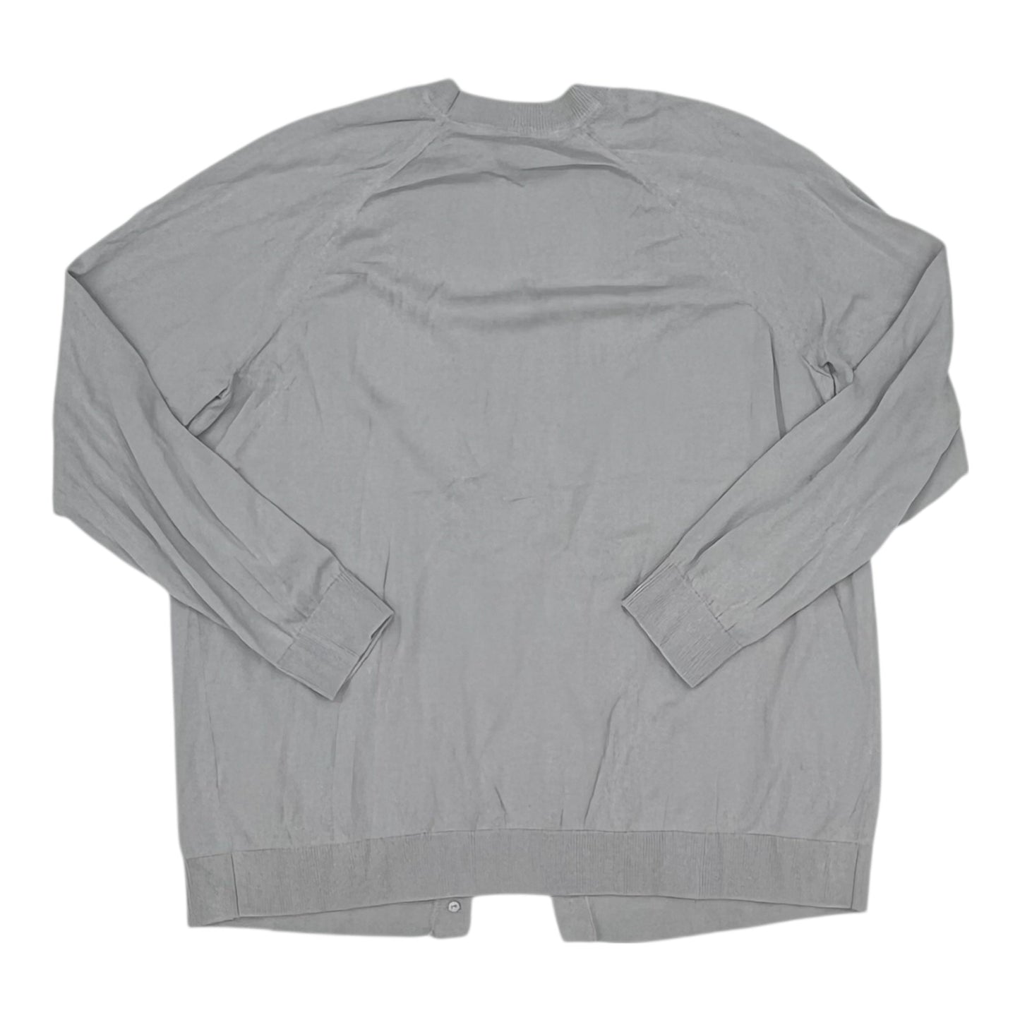 Sweater Cardigan By J. Jill In Grey, Size:Xl