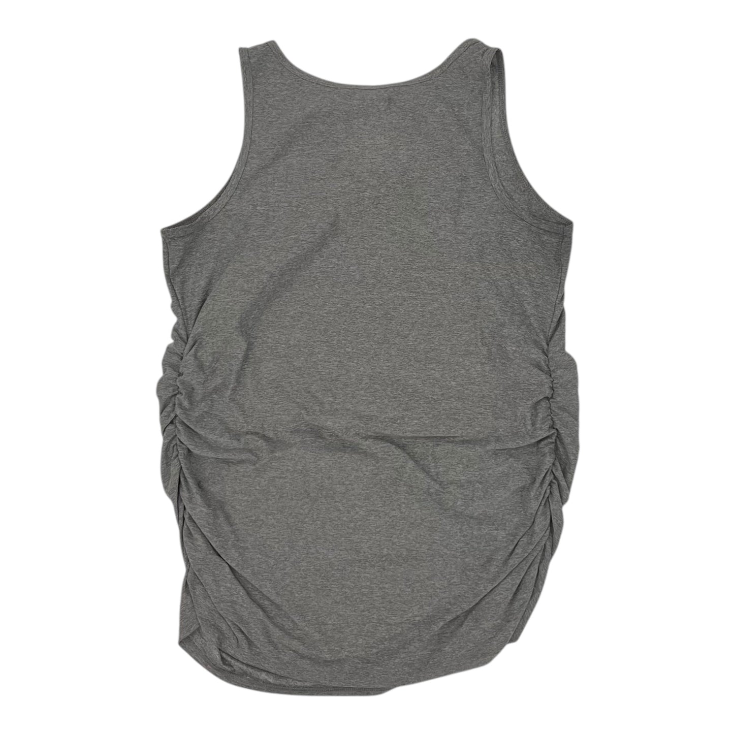 Mat Top Sleeveless By Time And Tru In Grey, Size:M