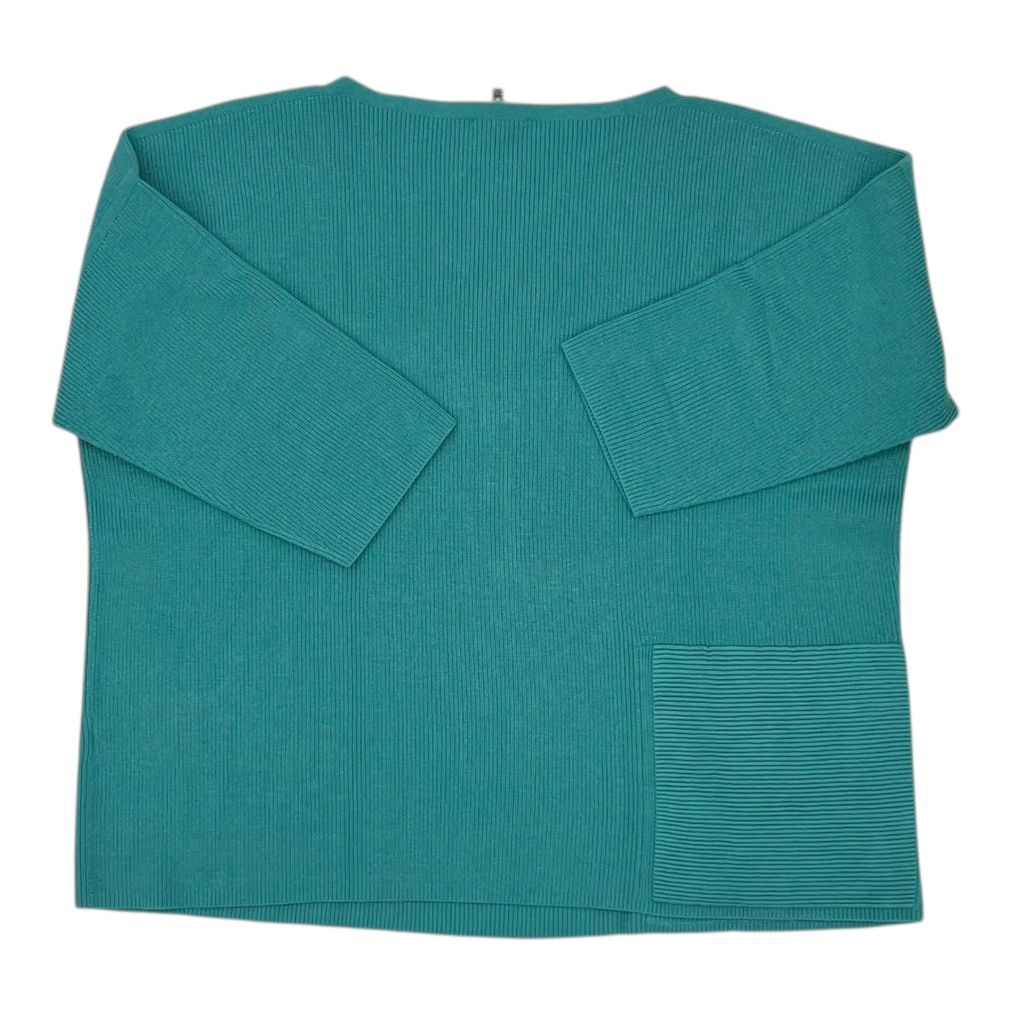 Sweater Designer By Lafayette 148 In Teal, Size:M