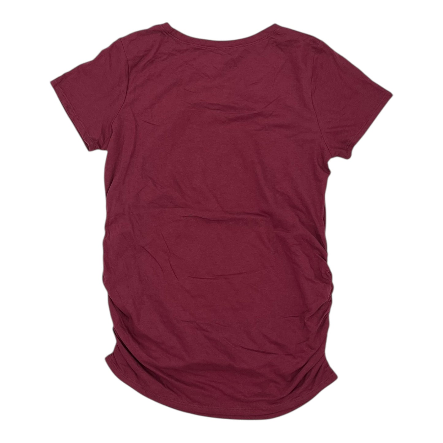 Mat Top Ss By Motherhood In Red, Size:M