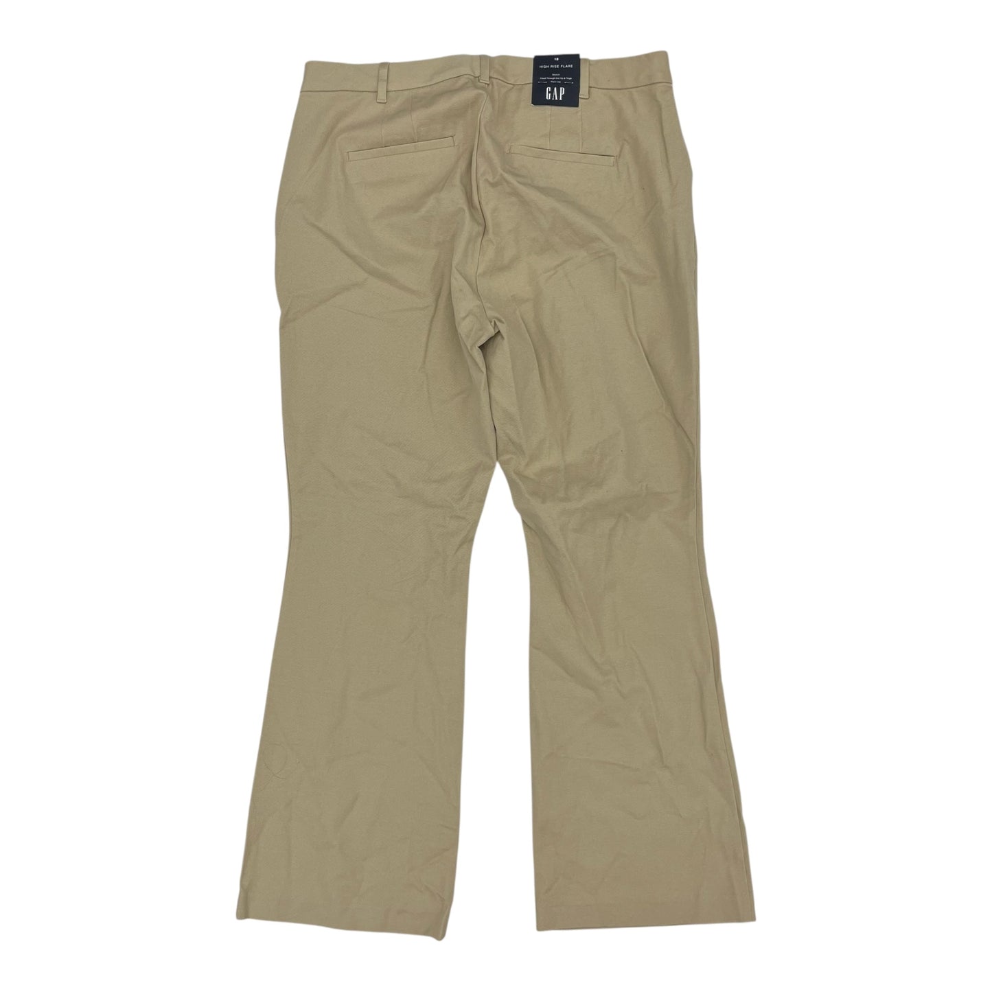 Pants Wide Leg By Gap In Tan, Size:18
