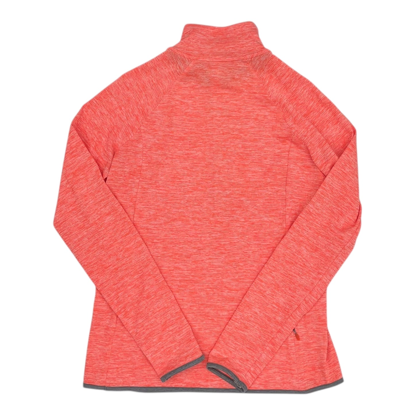 Athletic Top Ls Collar By Under Armour In Orange, Size:M
