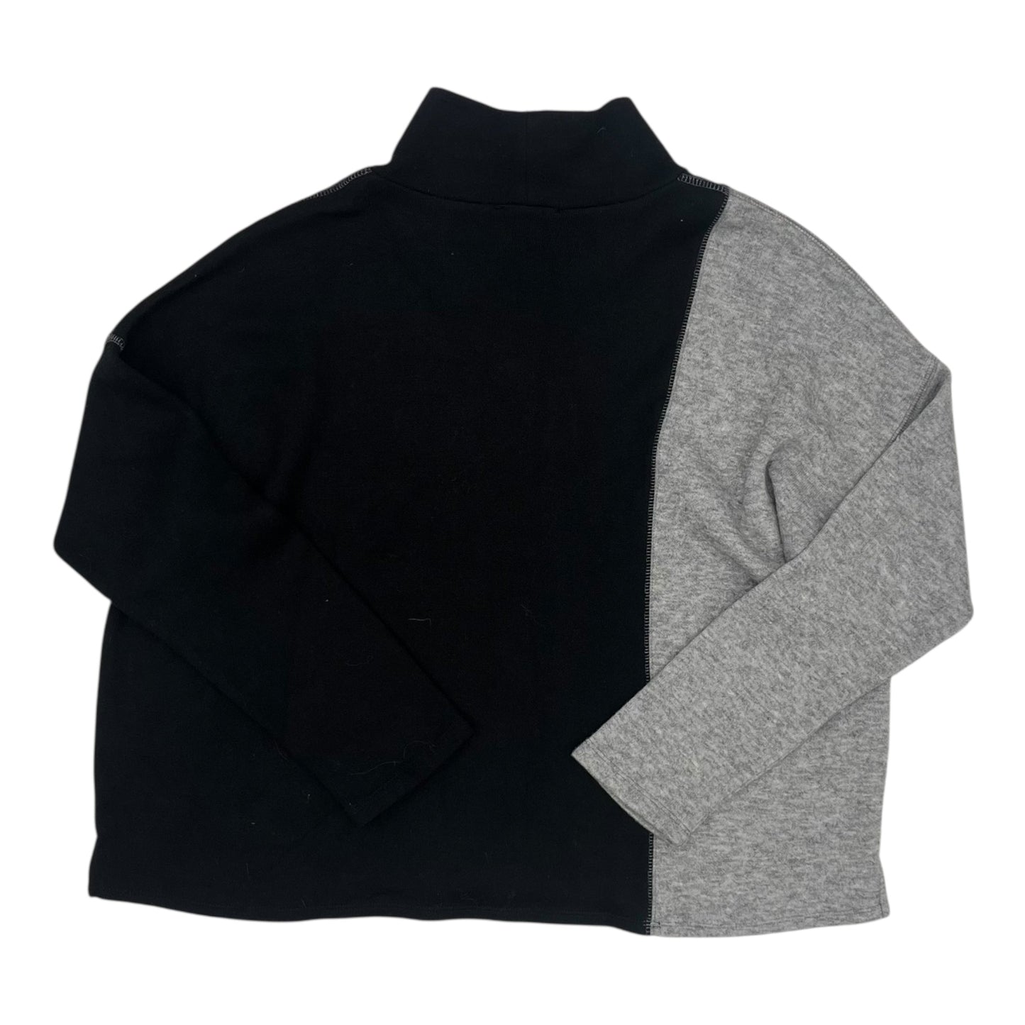 Sweater By Karen Kane In Black & Grey, Size:Xl