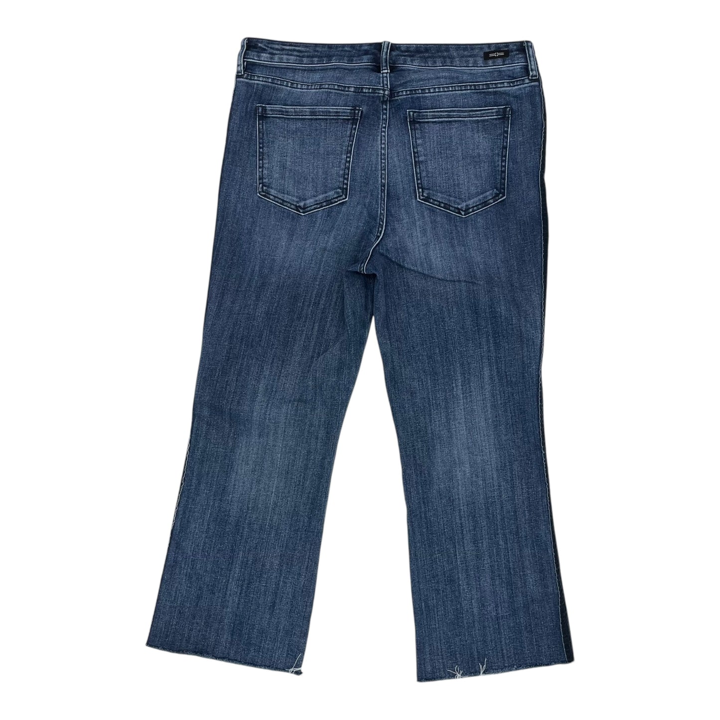 Jeans Flared By Liverpool In Blue Denim, Size:14