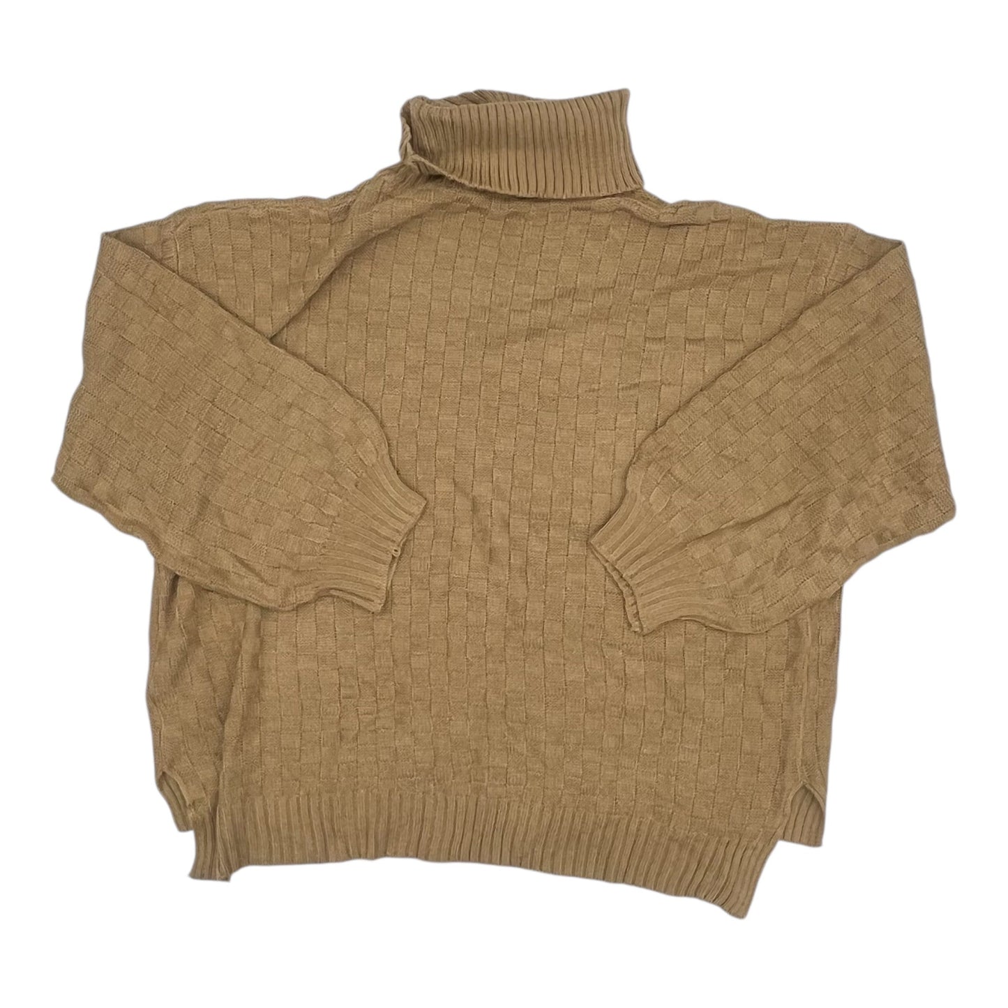 Sweater By Shein In Tan, Size:3X
