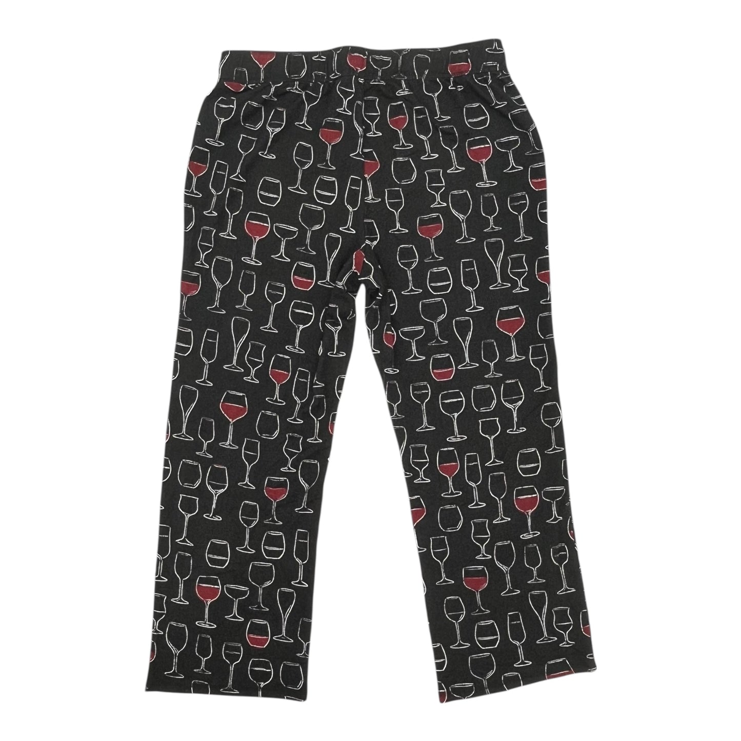 Pajama Pants By Soft Surroundings In Black & Red, Size:Xl