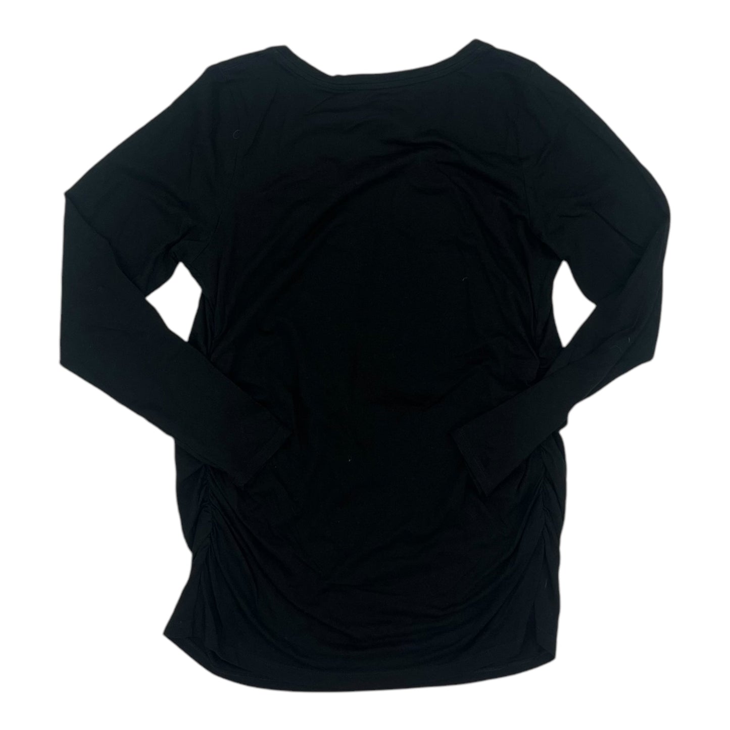 Mat Top Ls By Liz Lange Maternity In Black, Size:M