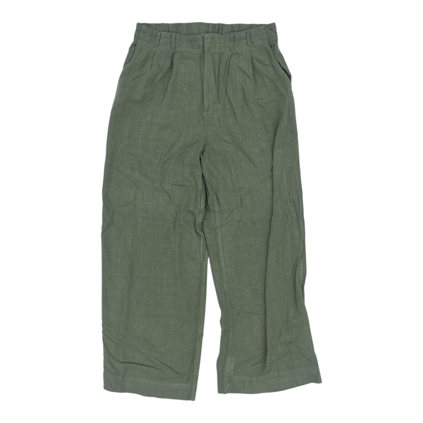Pants Wide Leg By Z Supply In Green, Size:L