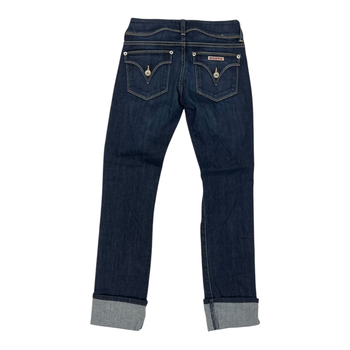 Jeans Cropped By Hudson In Blue Denim, Size:2